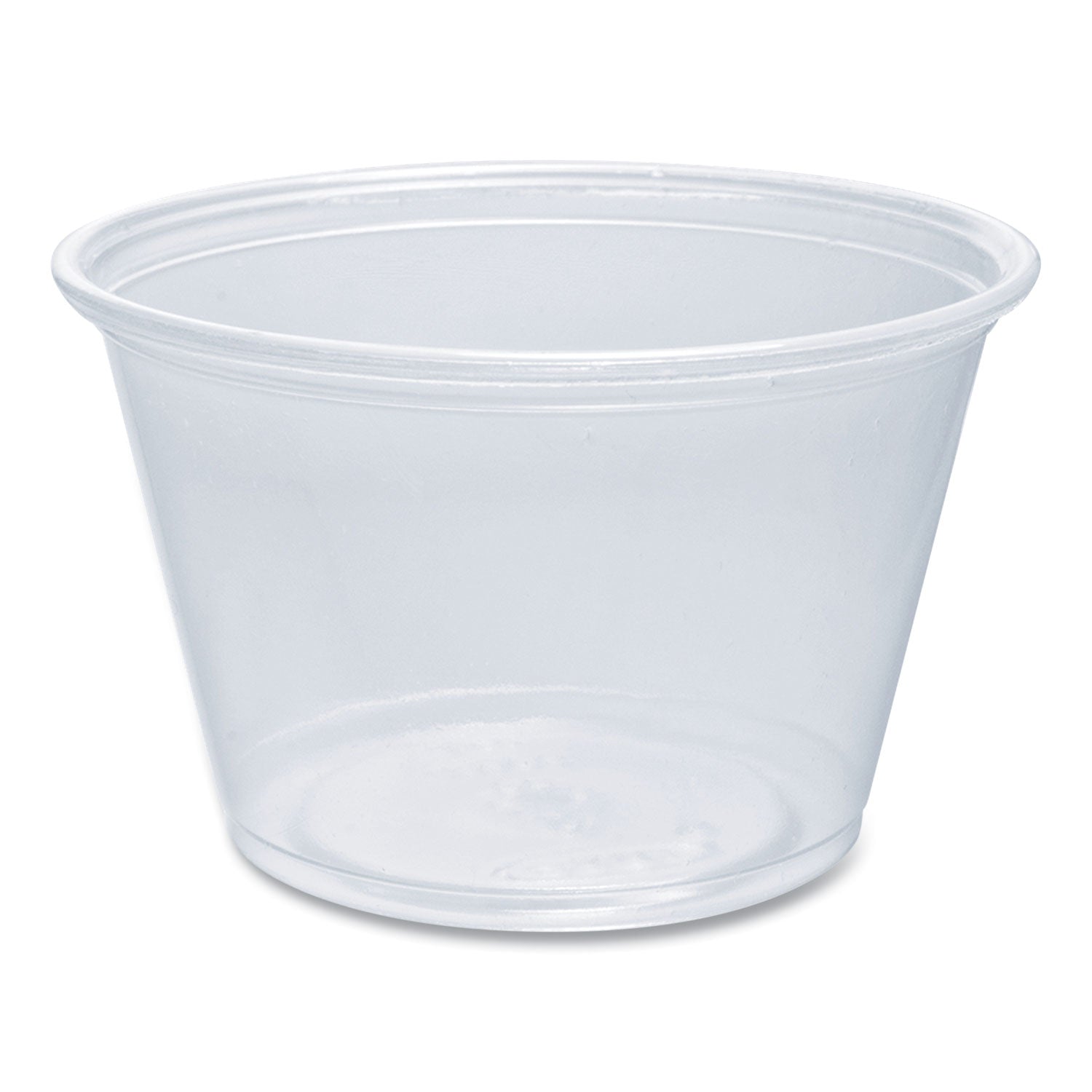 Serving, Transporting - White, Clear - Polypropylene Body - 125/Pack - 20 / Carton
