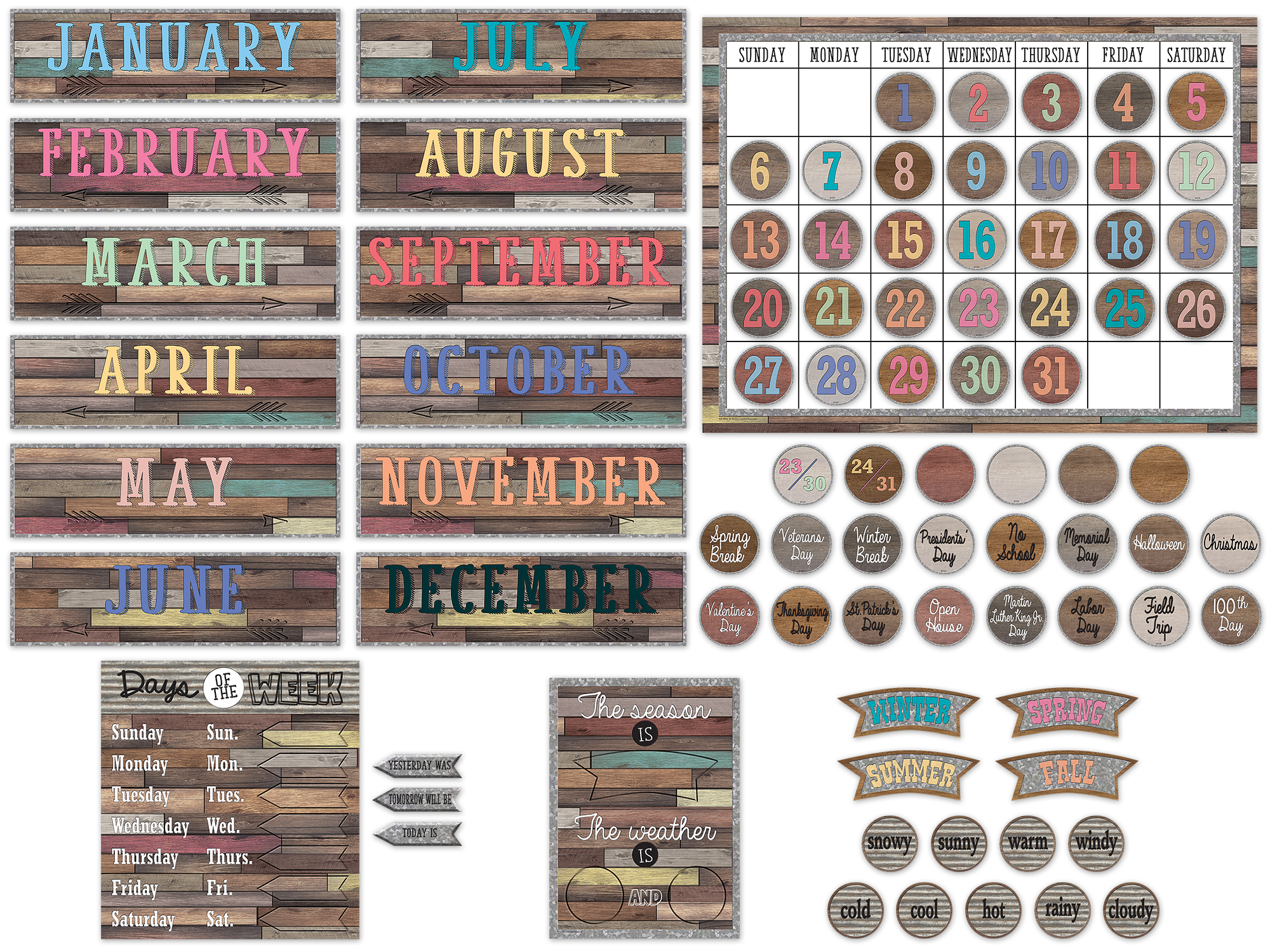 Home Sweet Classroom Calendar Bulletin Board