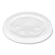 Polystyrene Plastic Flat Straw-Slot Cold Cup Lids, Fits 12 oz to 24 oz Cold Cups, Plastic, Translucent, 125/Pack, 16 Packs/CT
