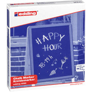 edding 4090 Chalk Marker - Box of 5 - Assorted