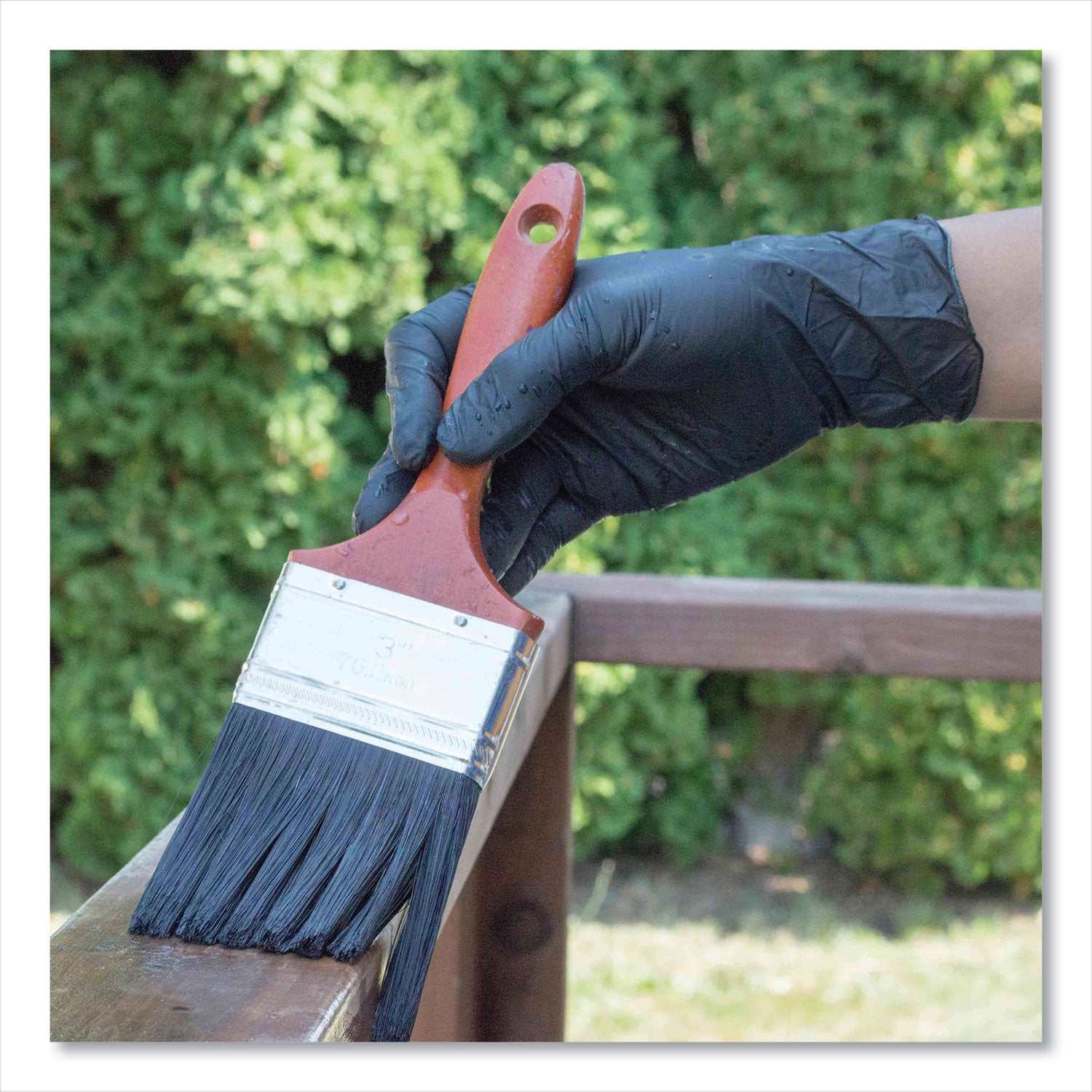 Nitrile Exam Gloves, Powder-Free, 6 mil, 2X-Large, Black, 100 Gloves/Box, 10 Boxes/Carton