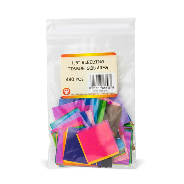 Squares - 1.5", 480 ct, Bleeding Tissue