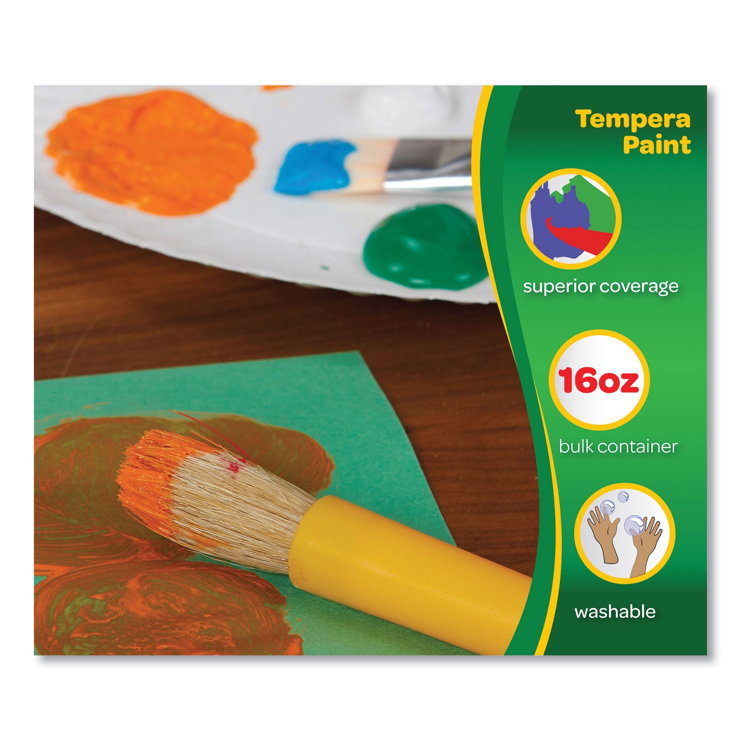 Crayola Washable Project Paint, Painting Supplies for Kids, 6 Count