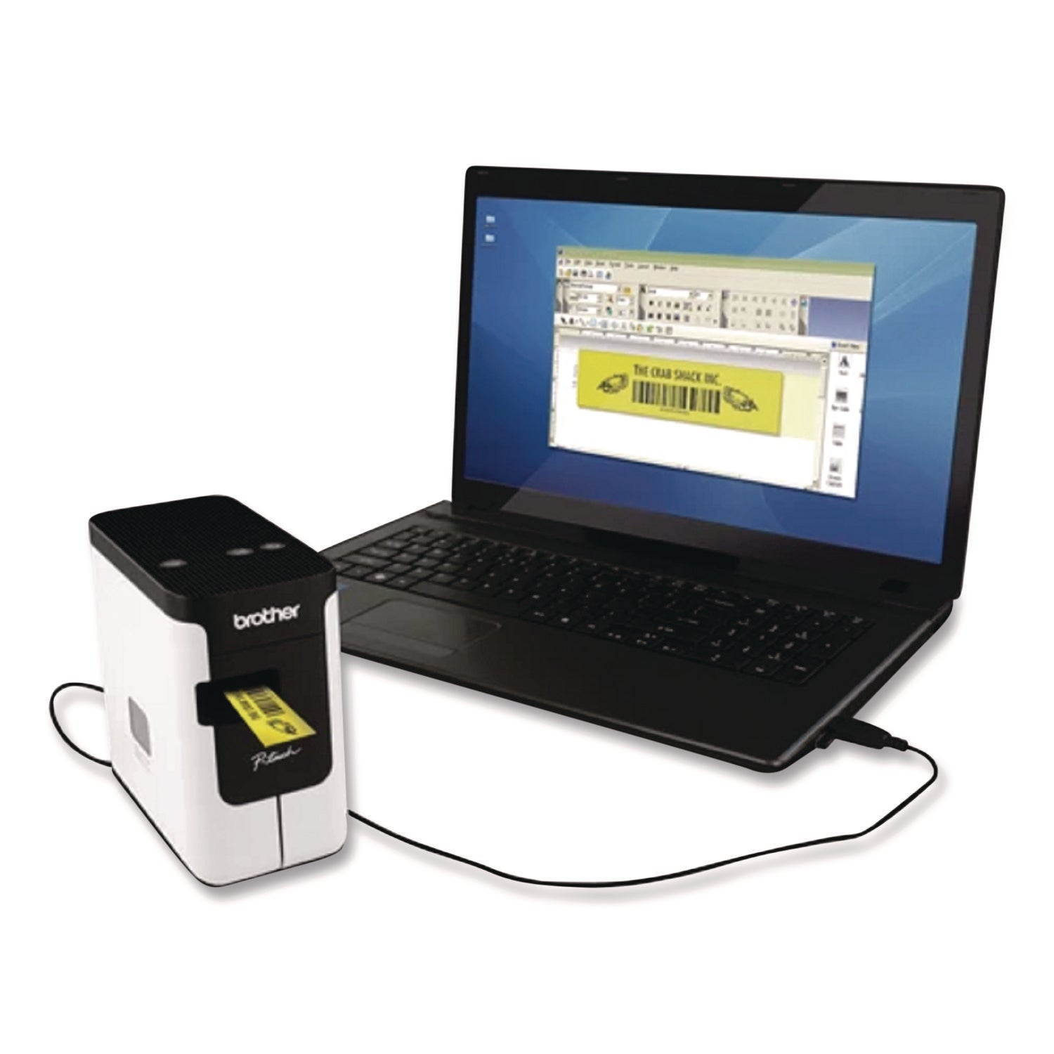 Tape, Label - Black - PC - ABCD Keyboard, Print Preview, Repeat Printing