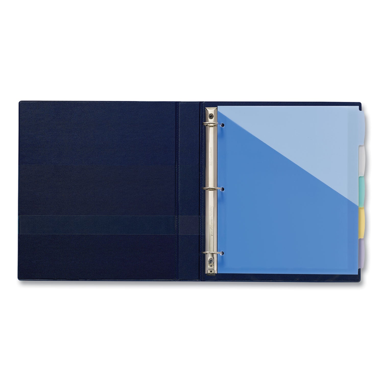 Write & Erase Durable Plastic Dividers with Pockets, 5-Tab Set, Multicolor