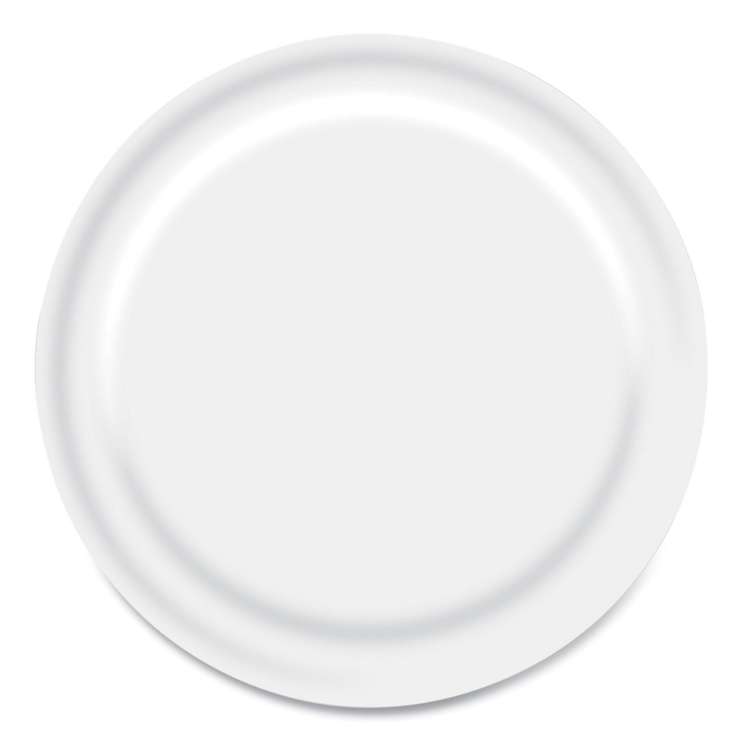 Paper Dinnerware, Plate, 6" dia, White, 1,000/Carton