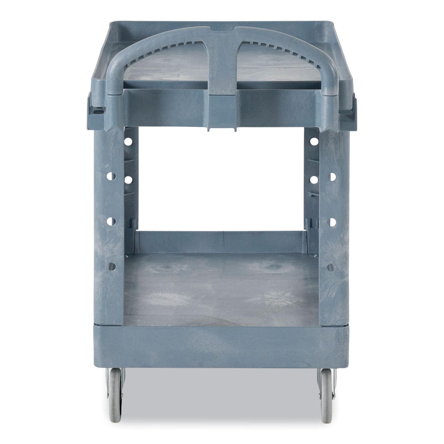 Rubbermaid Commercial Brute Utility Cart - 500 lb Load Capacity - 4 Casters - 5" Caster Size - Foam - 44" Length x 25.25" Width x 39" Height - Gray - 1 Each