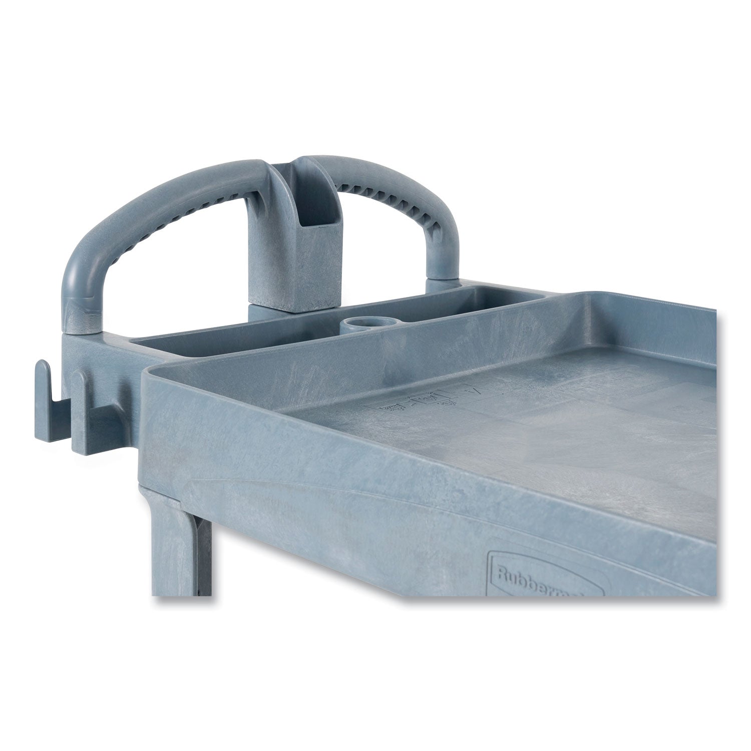 Rubbermaid Commercial Brute Utility Cart - 500 lb Load Capacity - 4 Casters - 5" Caster Size - Foam - 44" Length x 25.25" Width x 39" Height - Gray - 1 Each