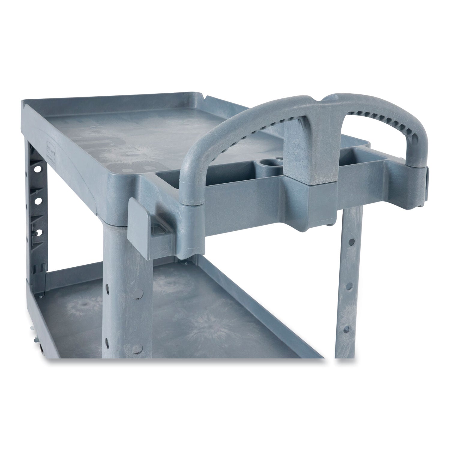 Rubbermaid Commercial Brute Utility Cart - 500 lb Load Capacity - 4 Casters - 5" Caster Size - Foam - 44" Length x 25.25" Width x 39" Height - Gray - 1 Each