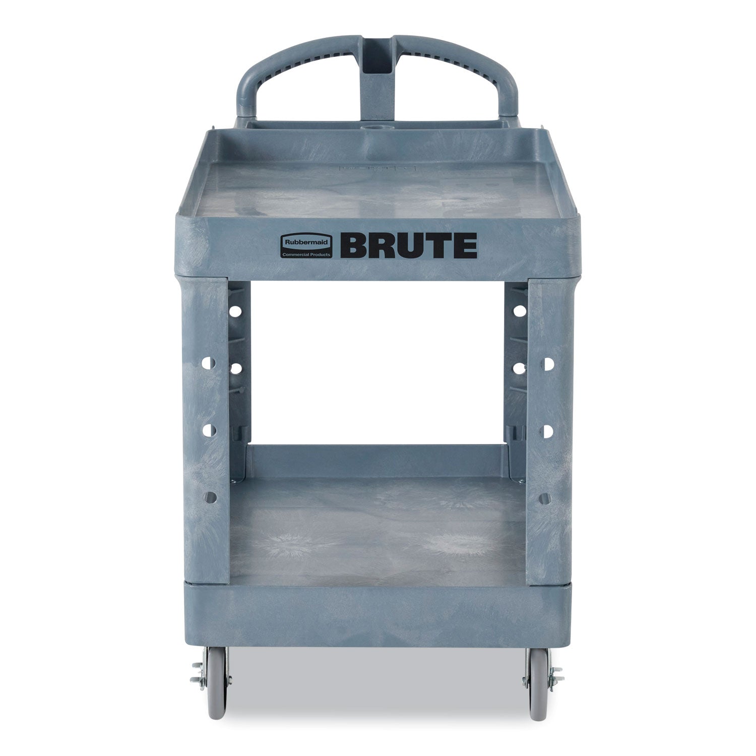 Rubbermaid Commercial Brute Utility Cart - 500 lb Load Capacity - 4 Casters - 5" Caster Size - Foam - 44" Length x 25.25" Width x 39" Height - Gray - 1 Each