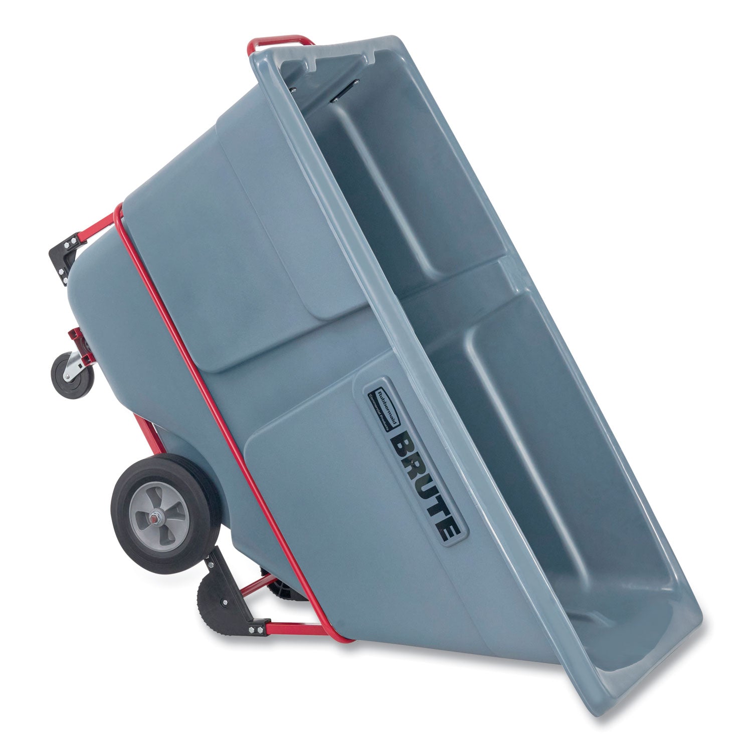 1 cu yd BRUTE DURATILT Frame Tilt Truck, Standard Duty, 1,200 lb Capacity, Gray