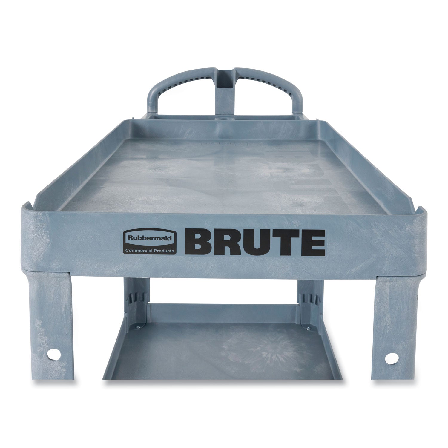 Rubbermaid Commercial Brute Utility Cart - 500 lb Load Capacity - 4 Casters - 5" Caster Size - Foam - 44" Length x 25.25" Width x 39" Height - Gray - 1 Each