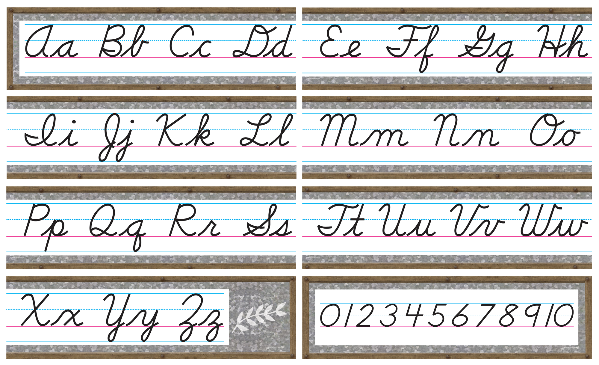 Home Sweet Classroom Cursive Mini Bulletin Board