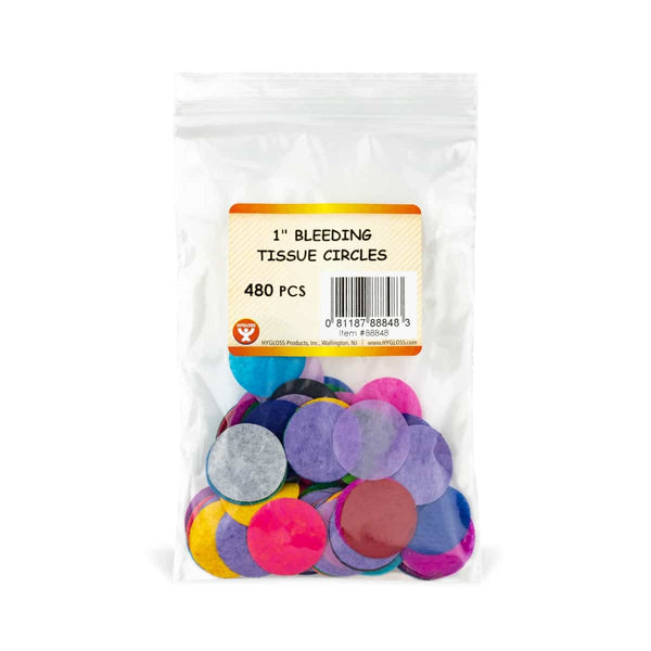 Circles - 1", 480 ct, Bleeding Tissue
