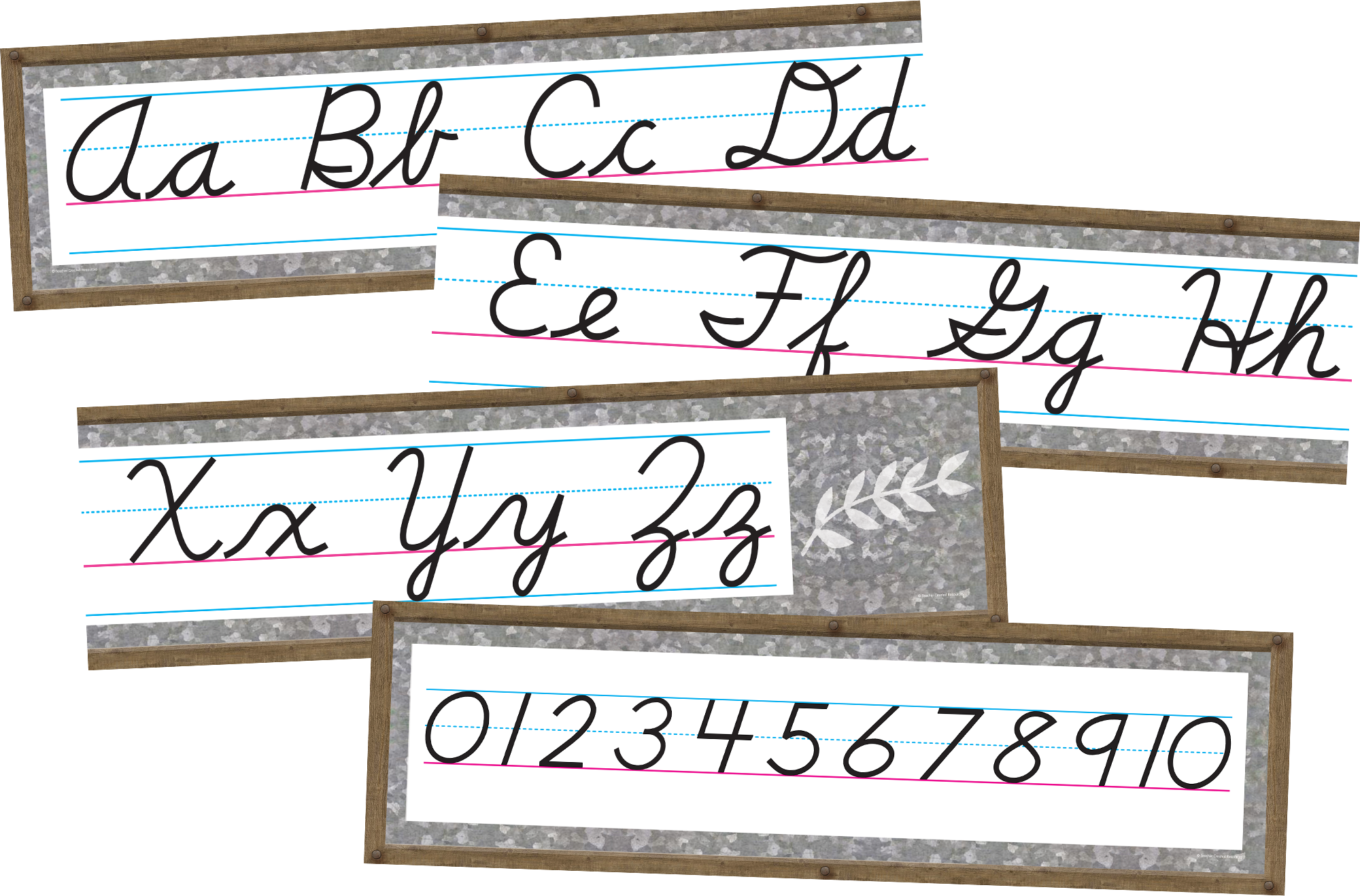 Home Sweet Classroom Cursive Mini Bulletin Board