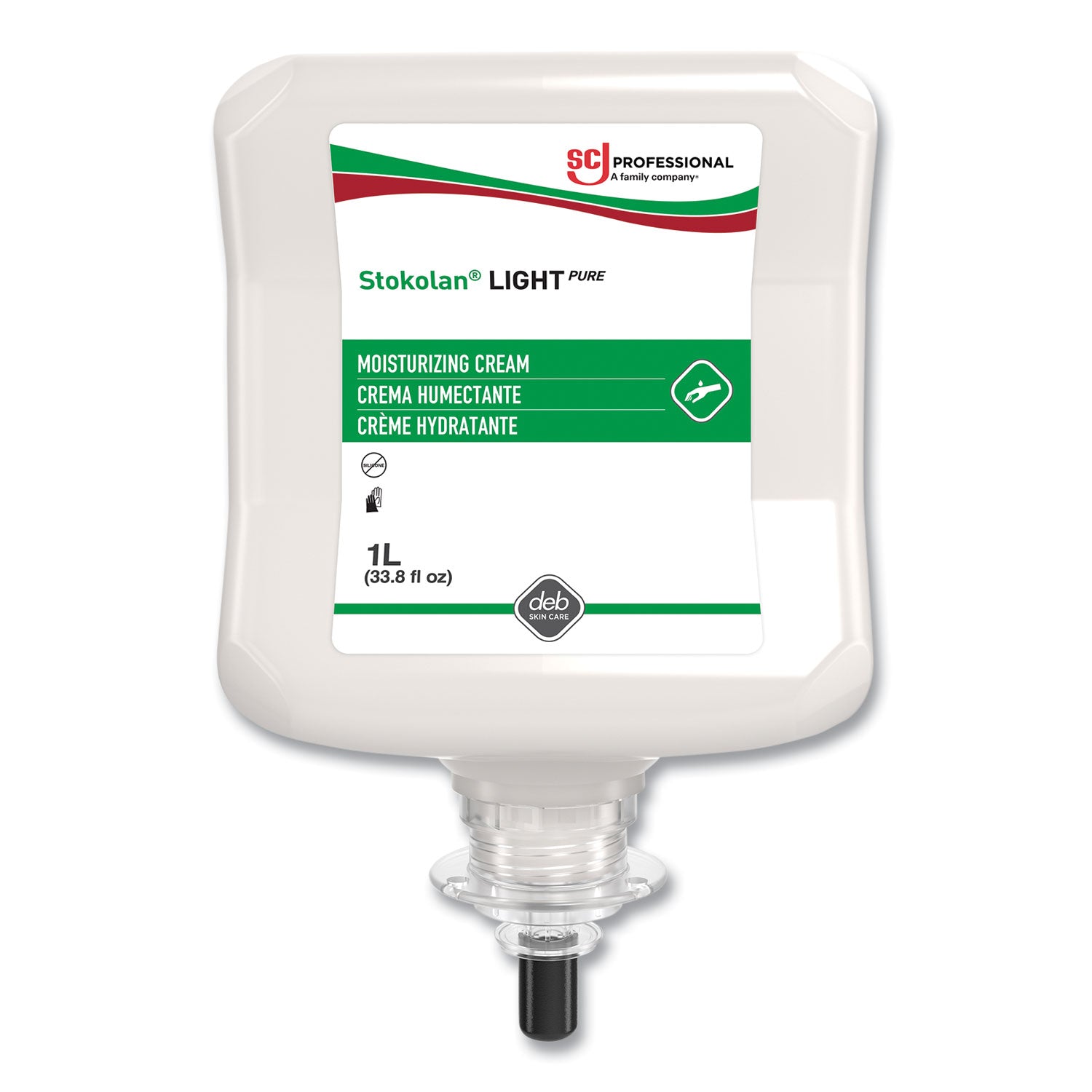 Cream - 1.06 quart - For Dry, Sensitive Skin - Healthcare Working, Hospitality, Industrial, Office & Commercial Facilities - Non-greasy, Dye-free, Silicon-free, Fragrance-free, Moisturising - 6 / Carton