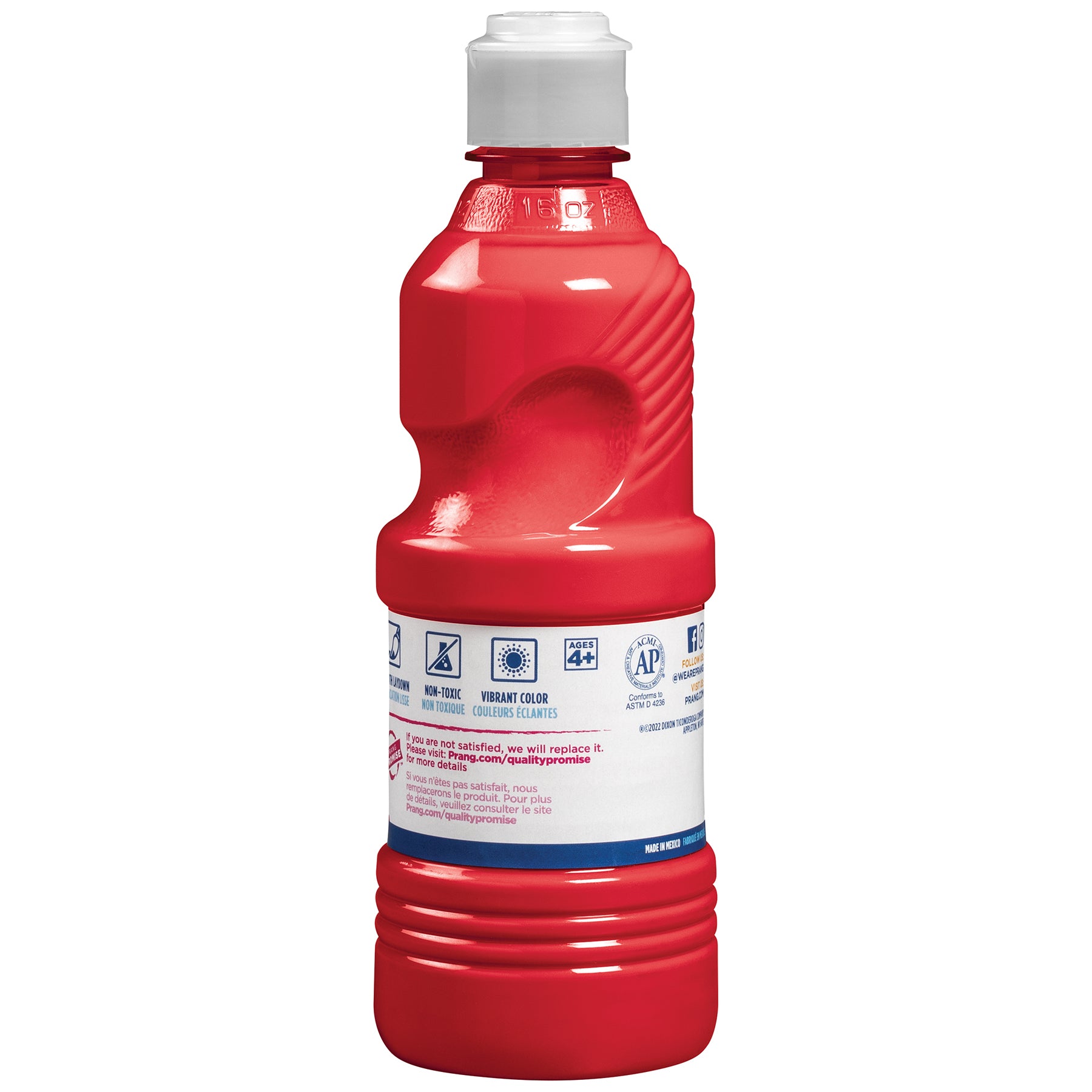 Ready-to-Use Tempera Paint, Red, 16 oz