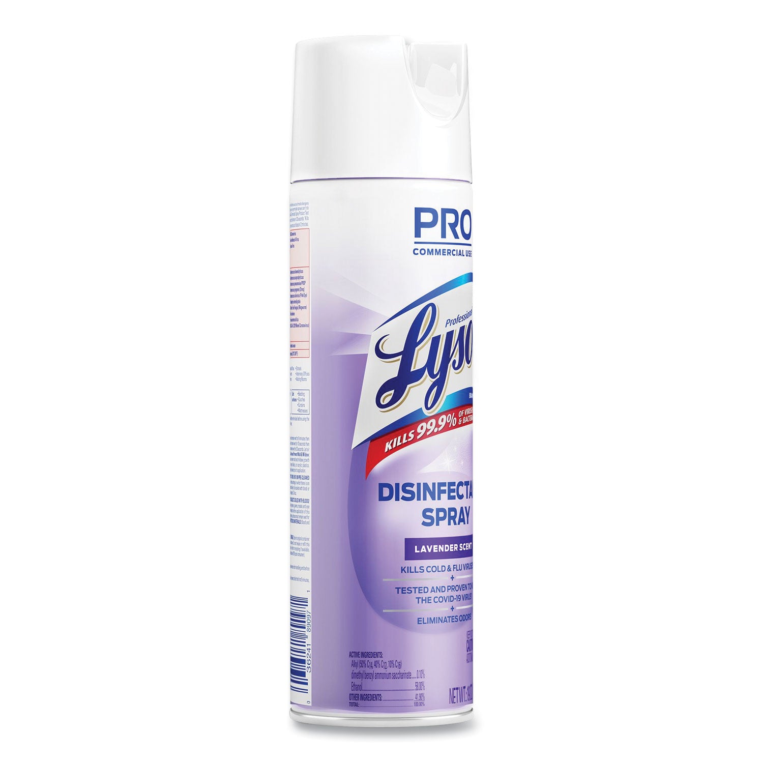 Professional Lysol Lavender Disinfectant Spray, 19 oz, Lavender Scent, 12/Carton