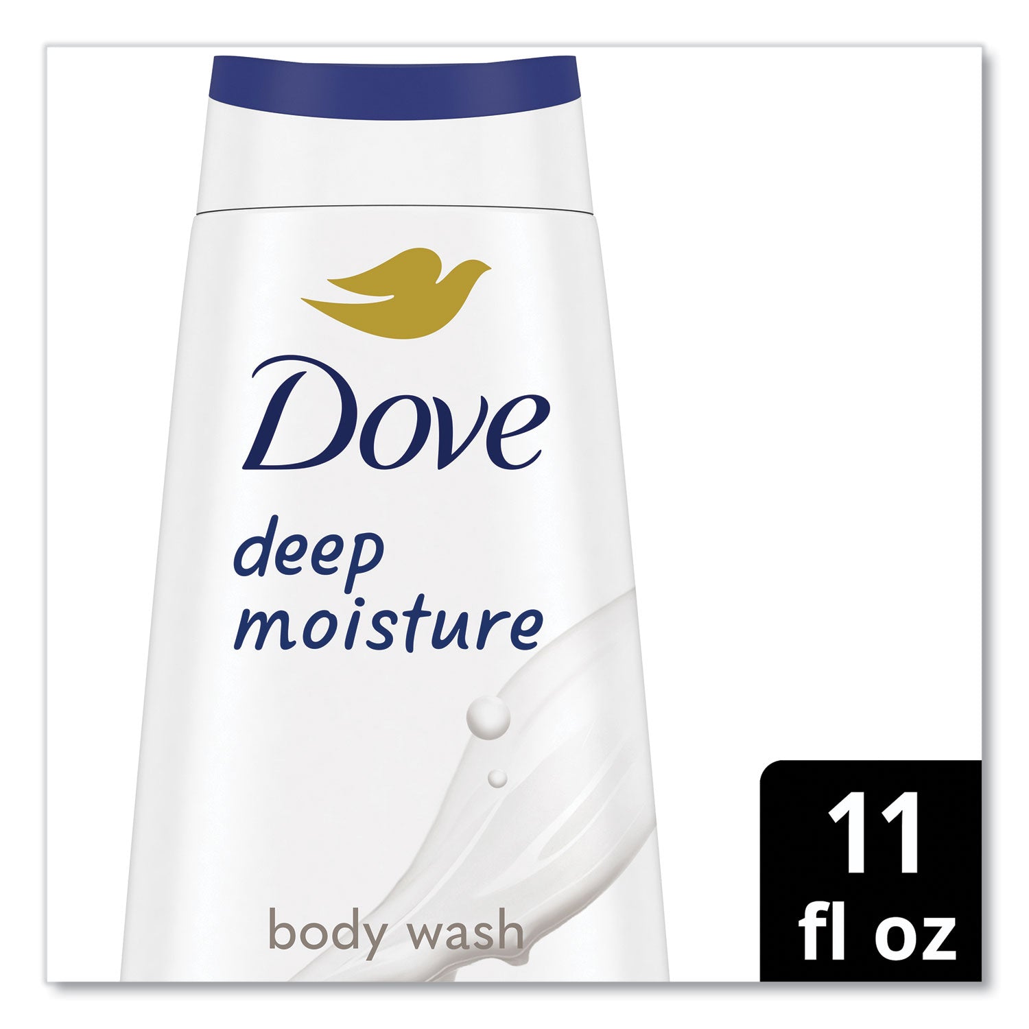 Dove Deep Moisture Body Wash - 11.97 fl oz - 12 oz - Bottle Dispenser - Body - Moisturizing - White - Sulfate-free, pH Balanced, Rich Lather - 6 / Carton