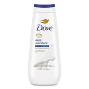 Dove Deep Moisture Body Wash - 11.97 fl oz - 12 oz - Bottle Dispenser - Body - Moisturizing - White - Sulfate-free, pH Balanced, Rich Lather - 6 / Carton