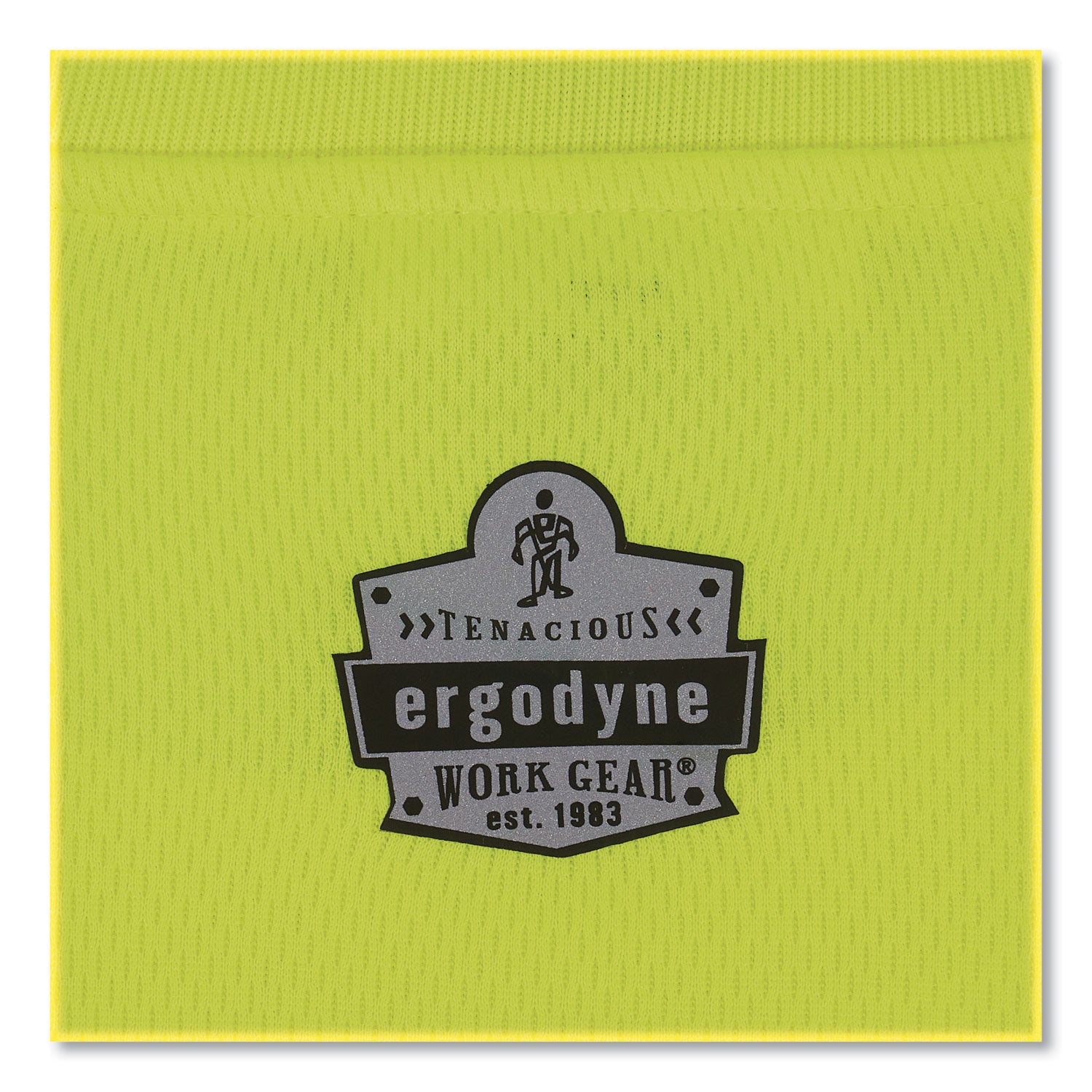 Ergodyne 8091 Non-Certified Long Sleeve T-Shirt, 2XL, Lime, Polyester, 1 Each