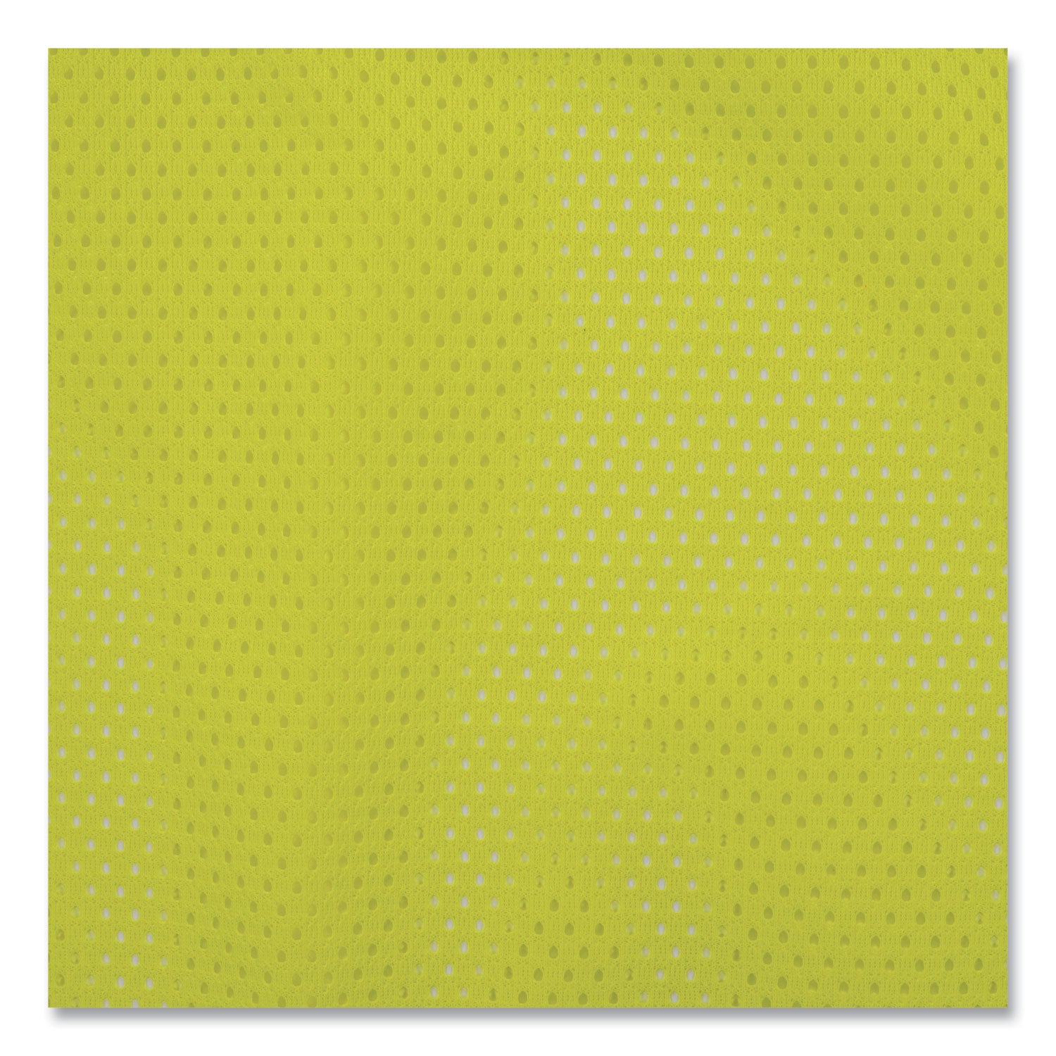 Ergodyne 8010HL Non-Certified Economy Vest, Hook & Loop Closure, Polyester Mesh, Lime, 1 Each