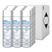 Foaming Disinfectant Germicidal Cleaner, Flowery Scent, 19 oz Aerosol Can, 12/Carton