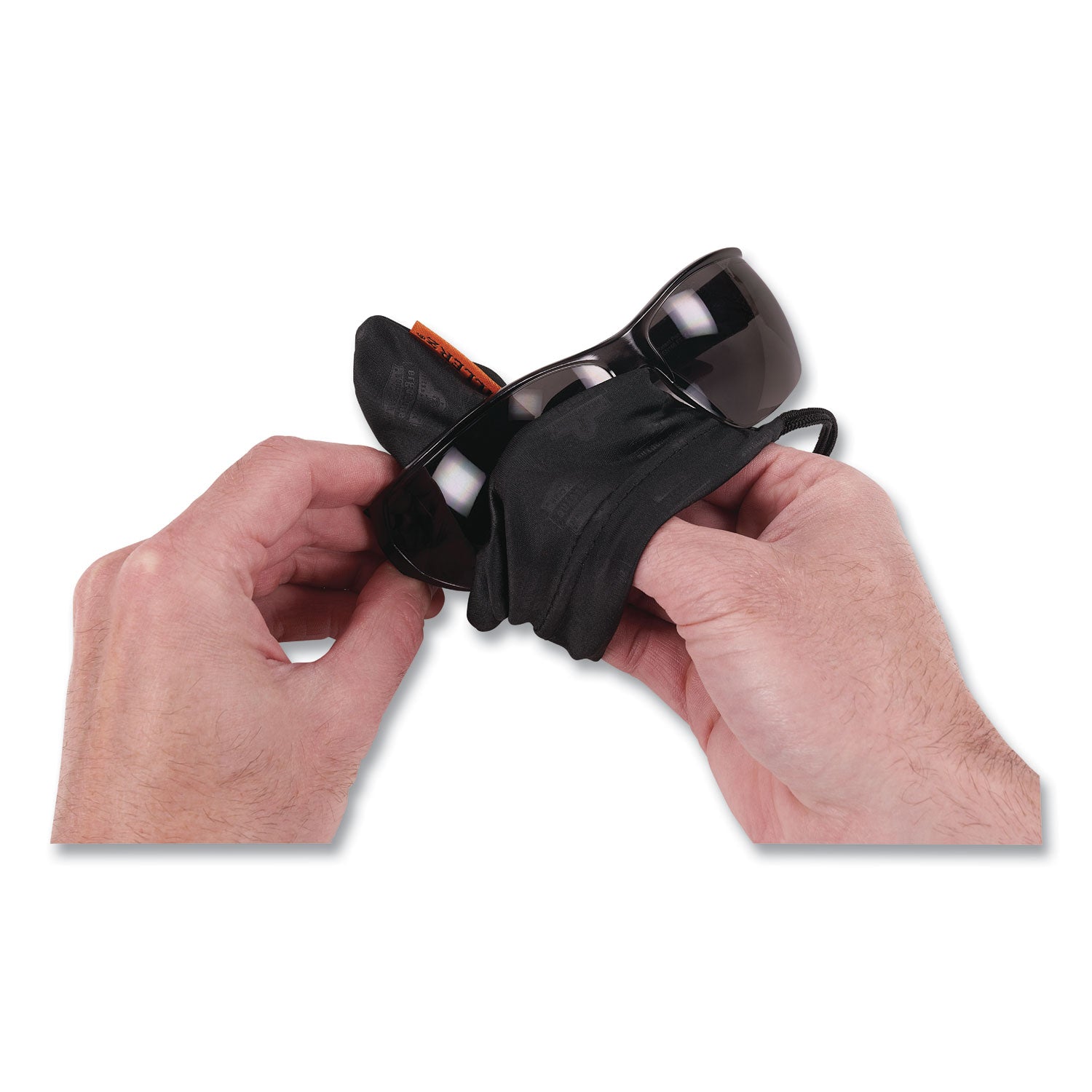 Scratch Resistant - MicroFiber Body - Embossed Ergodyne Logo Pattern - 0.3" Height x 4.5" Width x 2" Depth - 12 / Carton