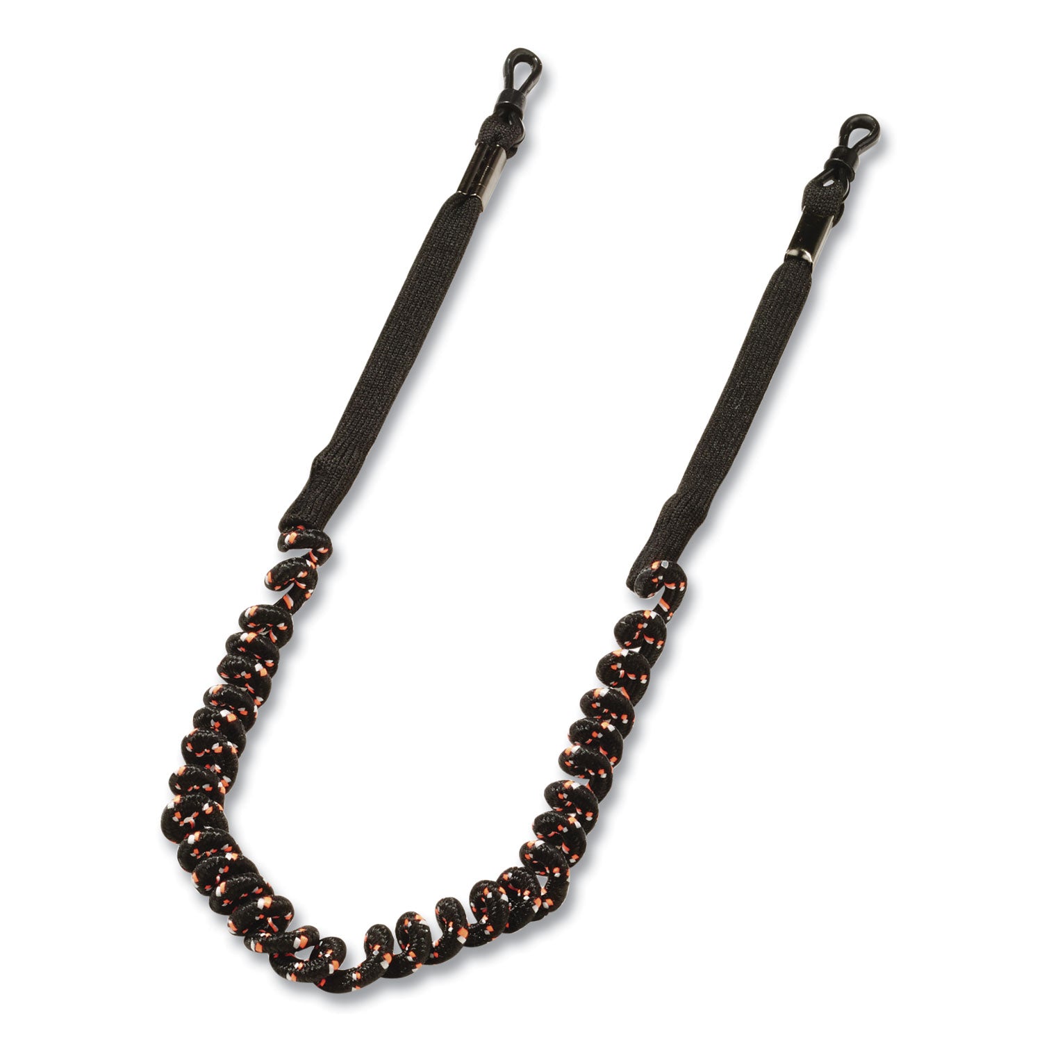 Adjustable - 0.3" Height x 1.5" Width x 12" Length - Black - Elastic, Nylon - 6 / Carton