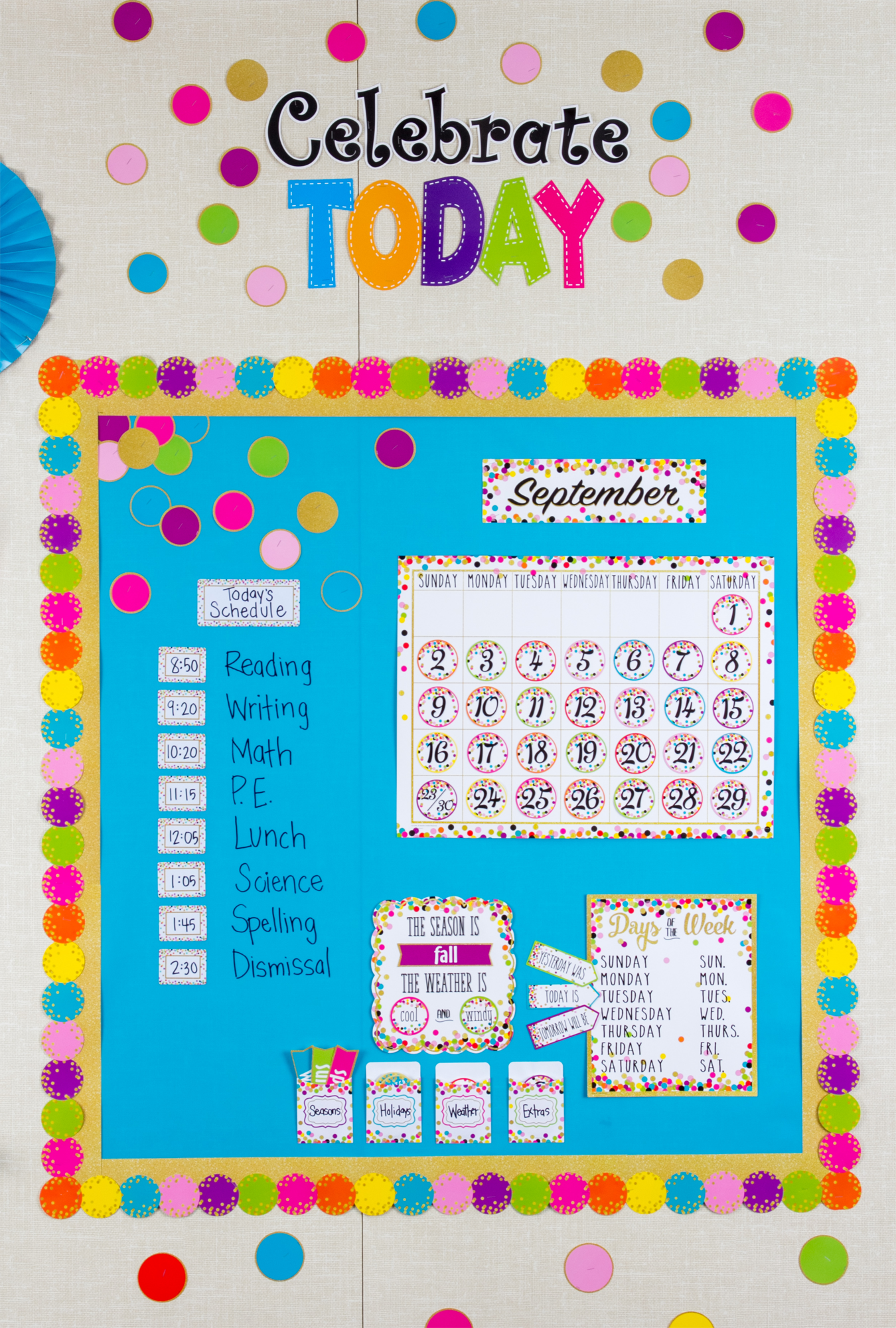 Confetti Colorful Circles Mini Accents