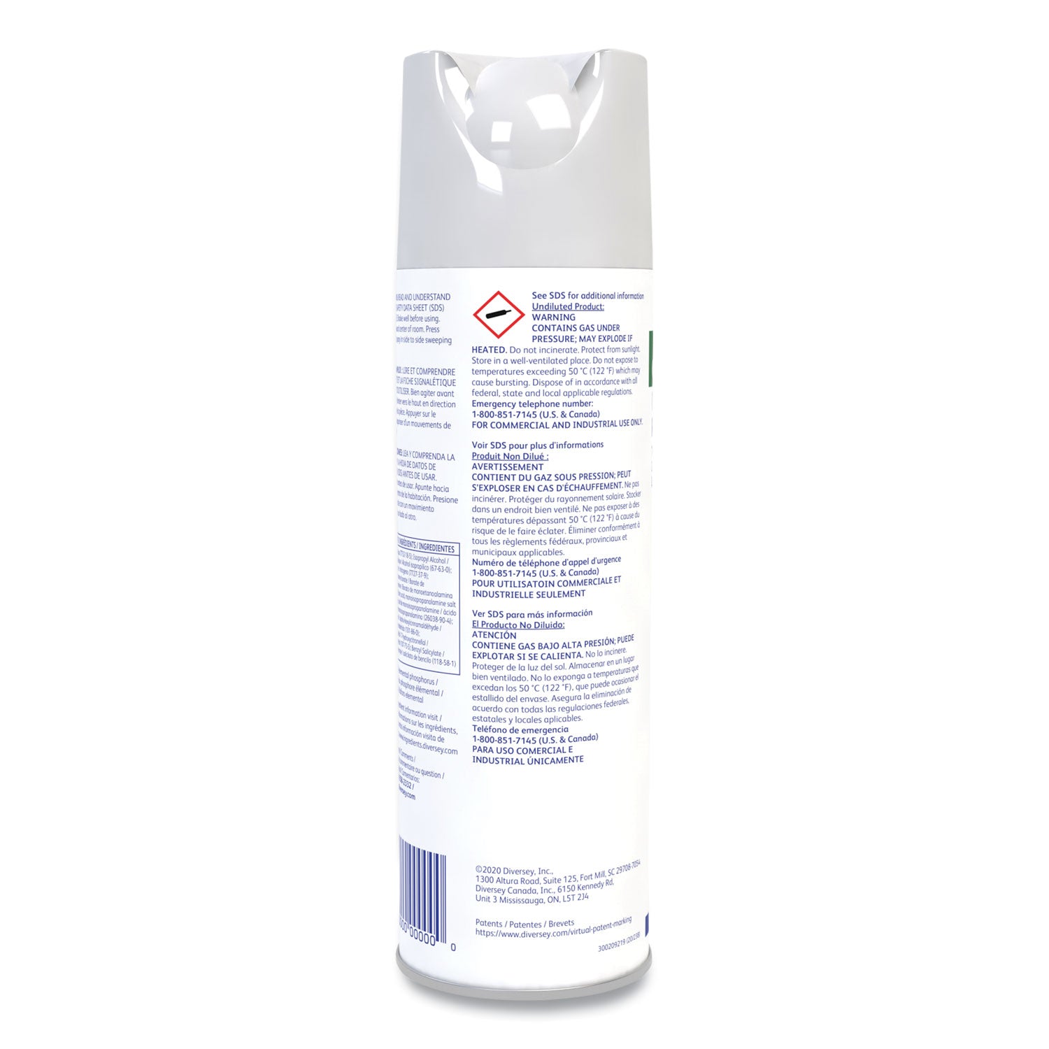 Aerosol - 16 fl oz (0.5 quart) - Floral - Odor Neutralizer, Non-staining, Residue-free, CFC-free, Ozone-safe - 6 / Carton