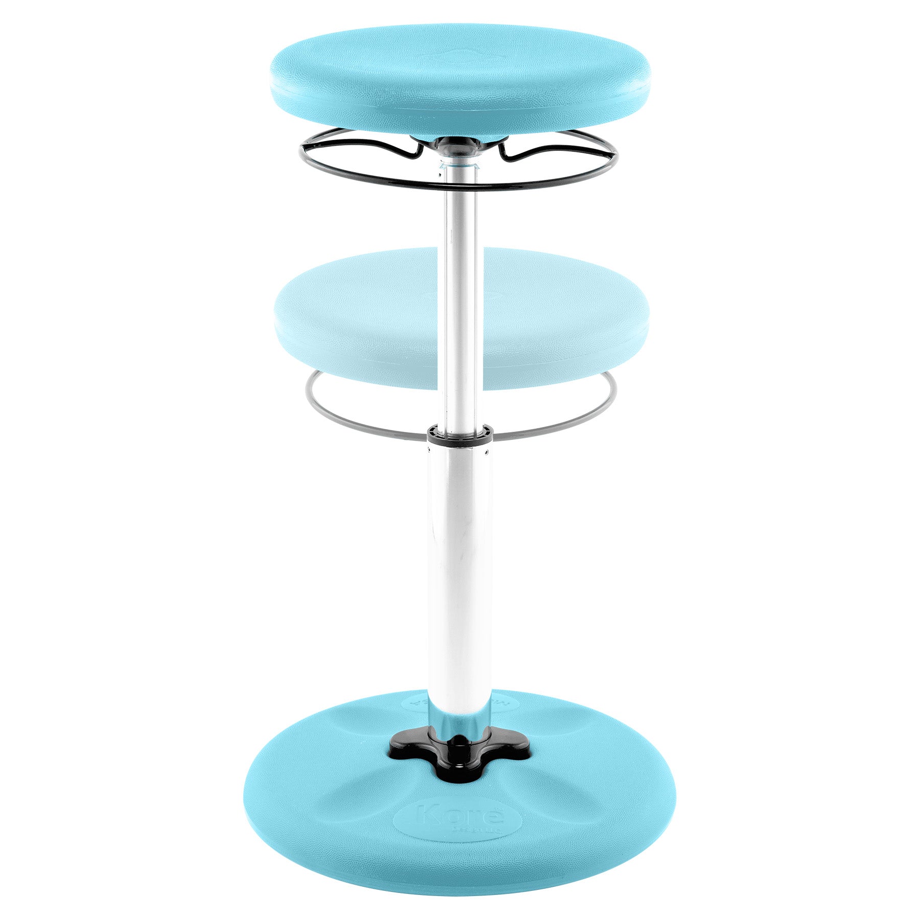 Kids Adjustable Tall Wobble Chair 16.5-24", Pale Blue
