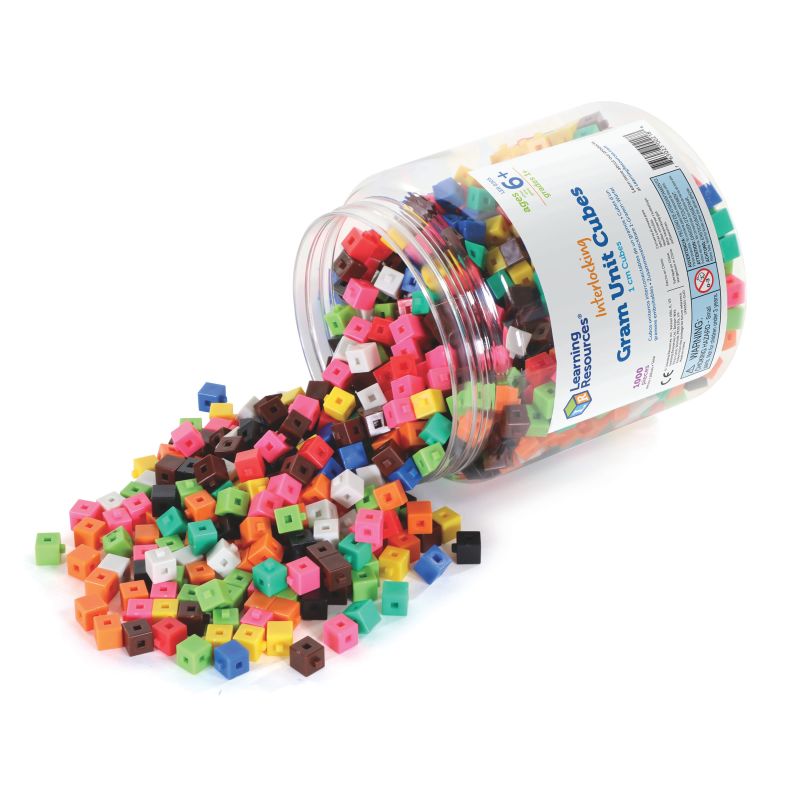 Interlocking Centimeter Cubes, Set of 1000