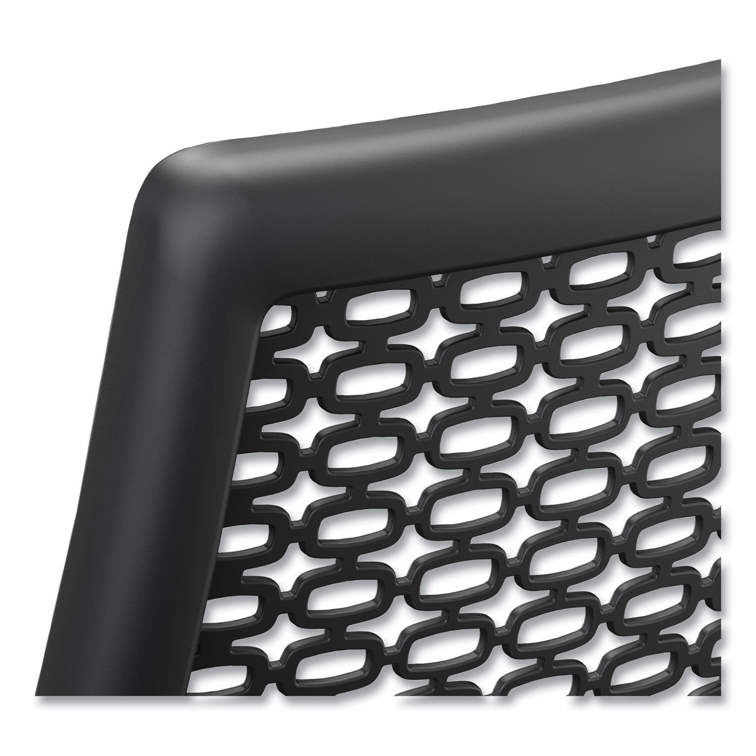 Black Frame Color - Mid Back - Black - Armrest - 1 Each