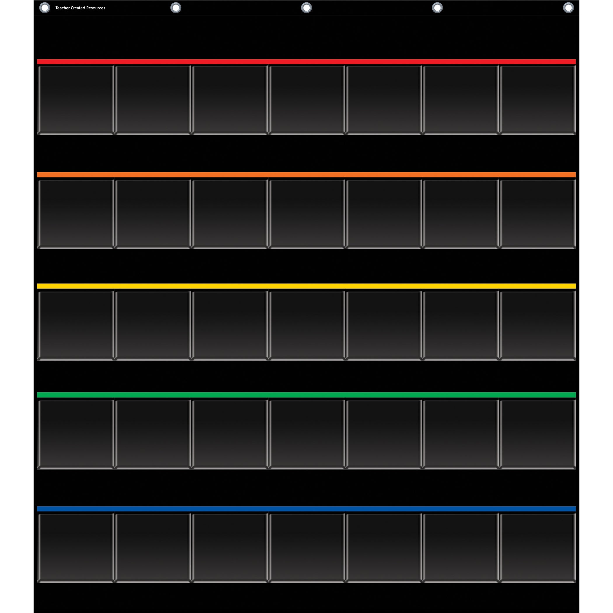 Black Storage Pocket Chart (32-1/2" x 36-1/2")