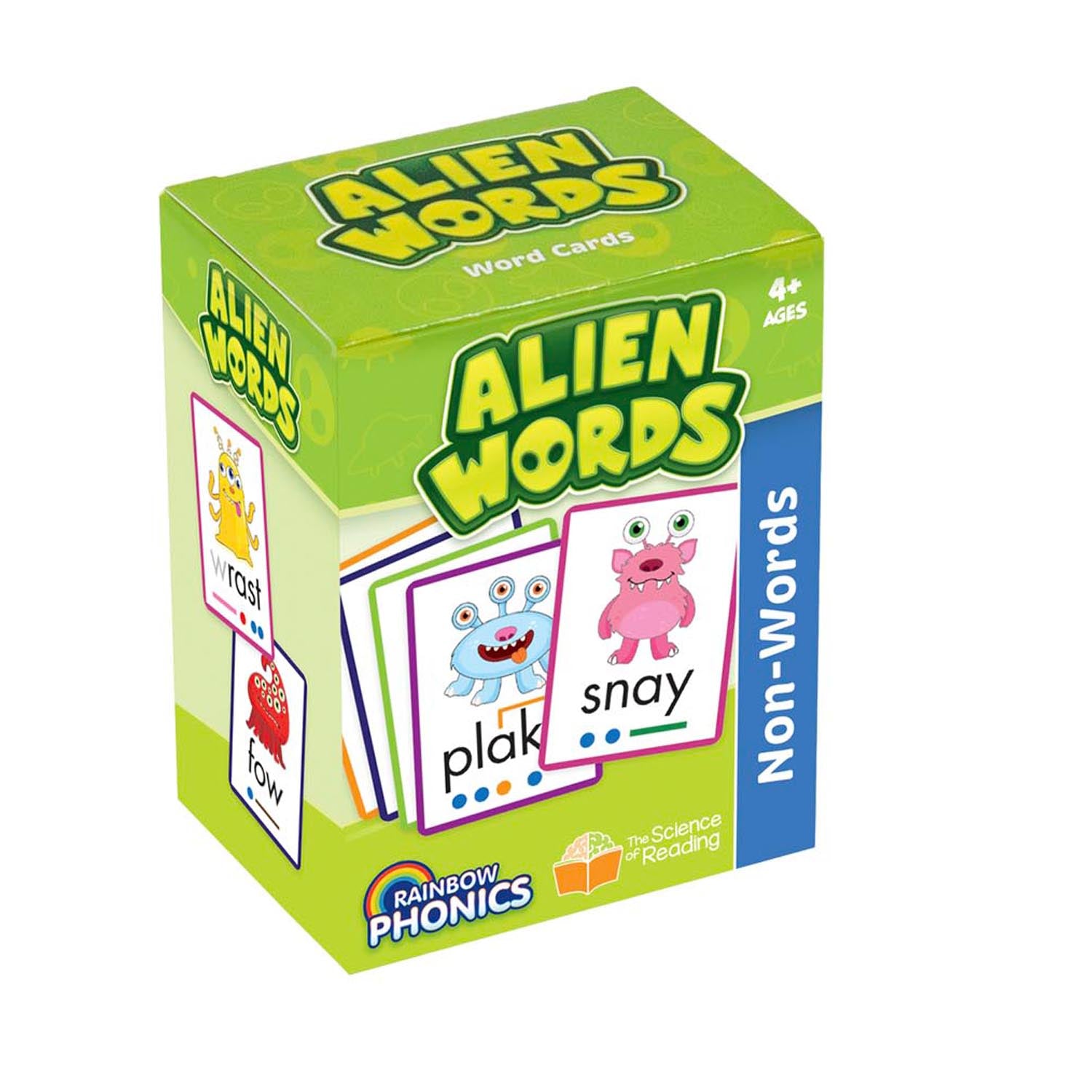 Rainbow Phonics Alien Word Cards, Non-Words