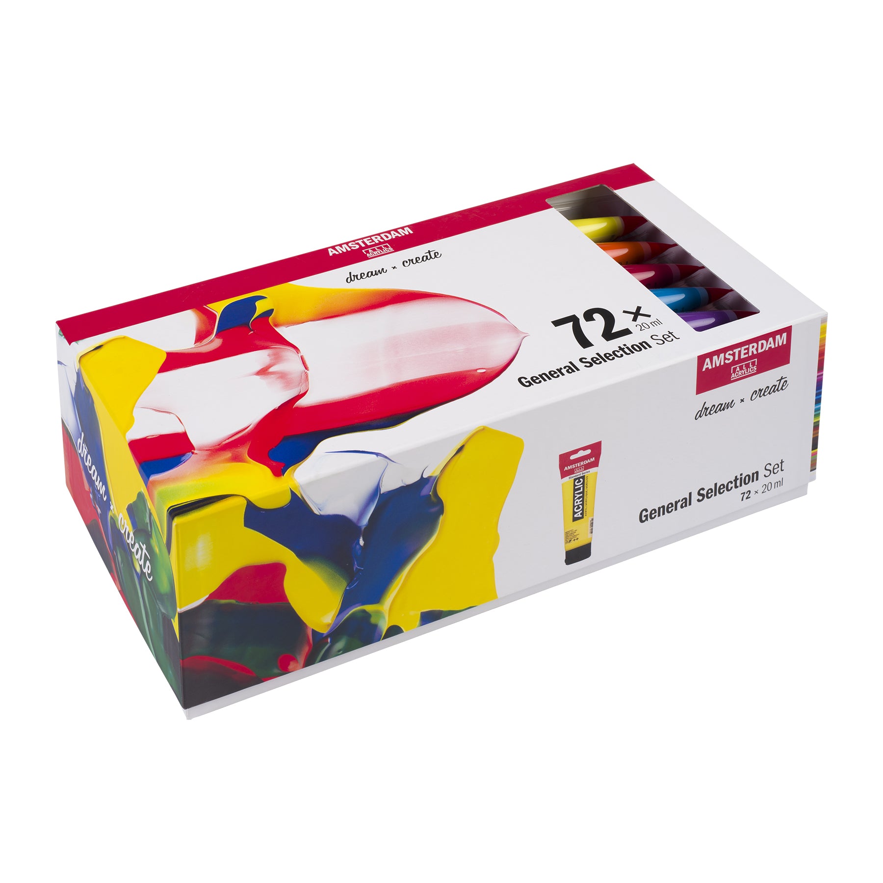 Standard Acrylic General Set, 72 x 20mL