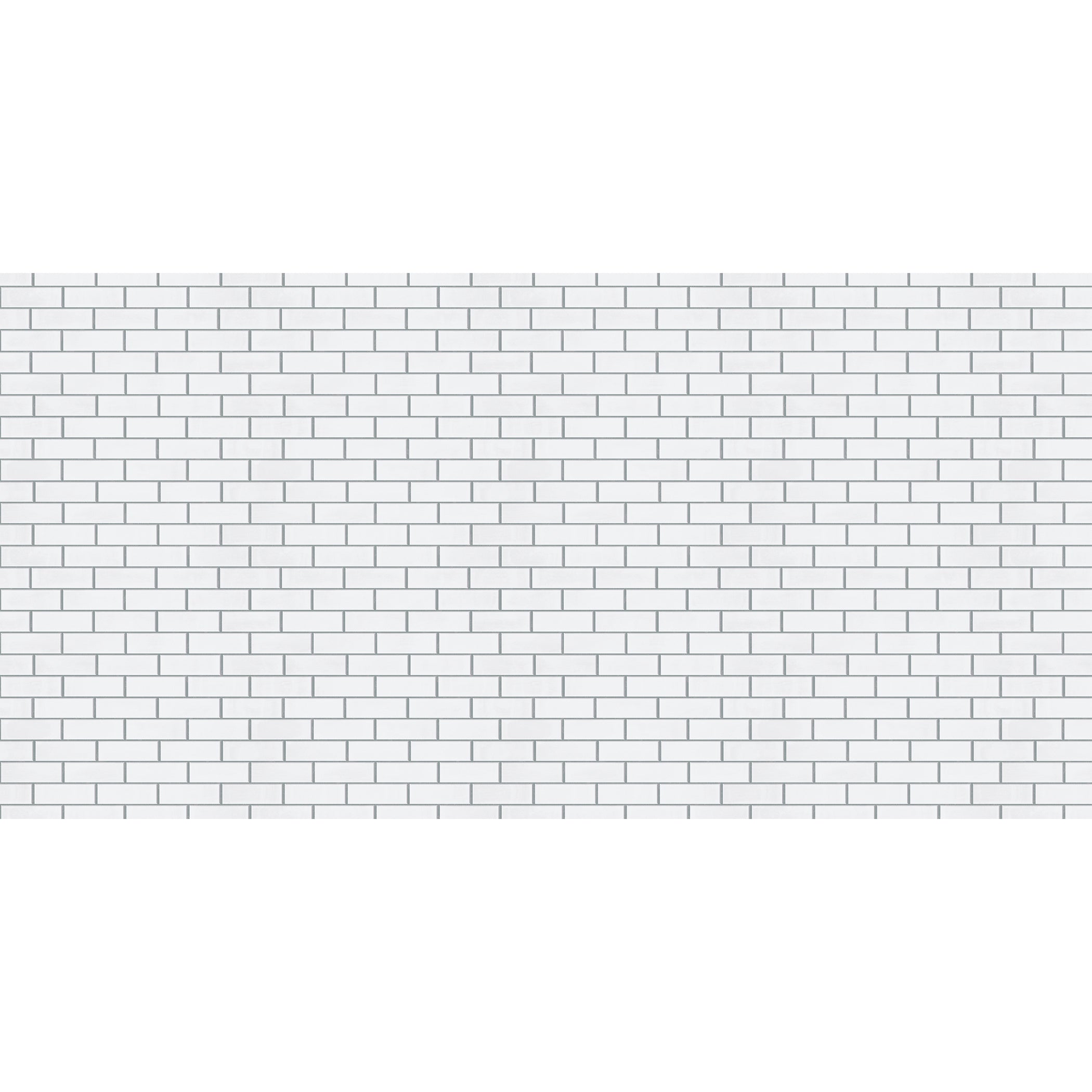 Bulletin Board Art Paper, White Subway Tile, 48" x 50', 1 Roll