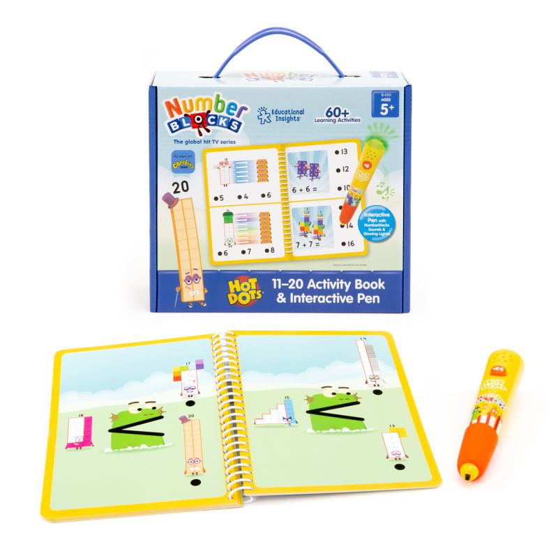 Hot Dots Numberblocks® 11-20 Activity Book