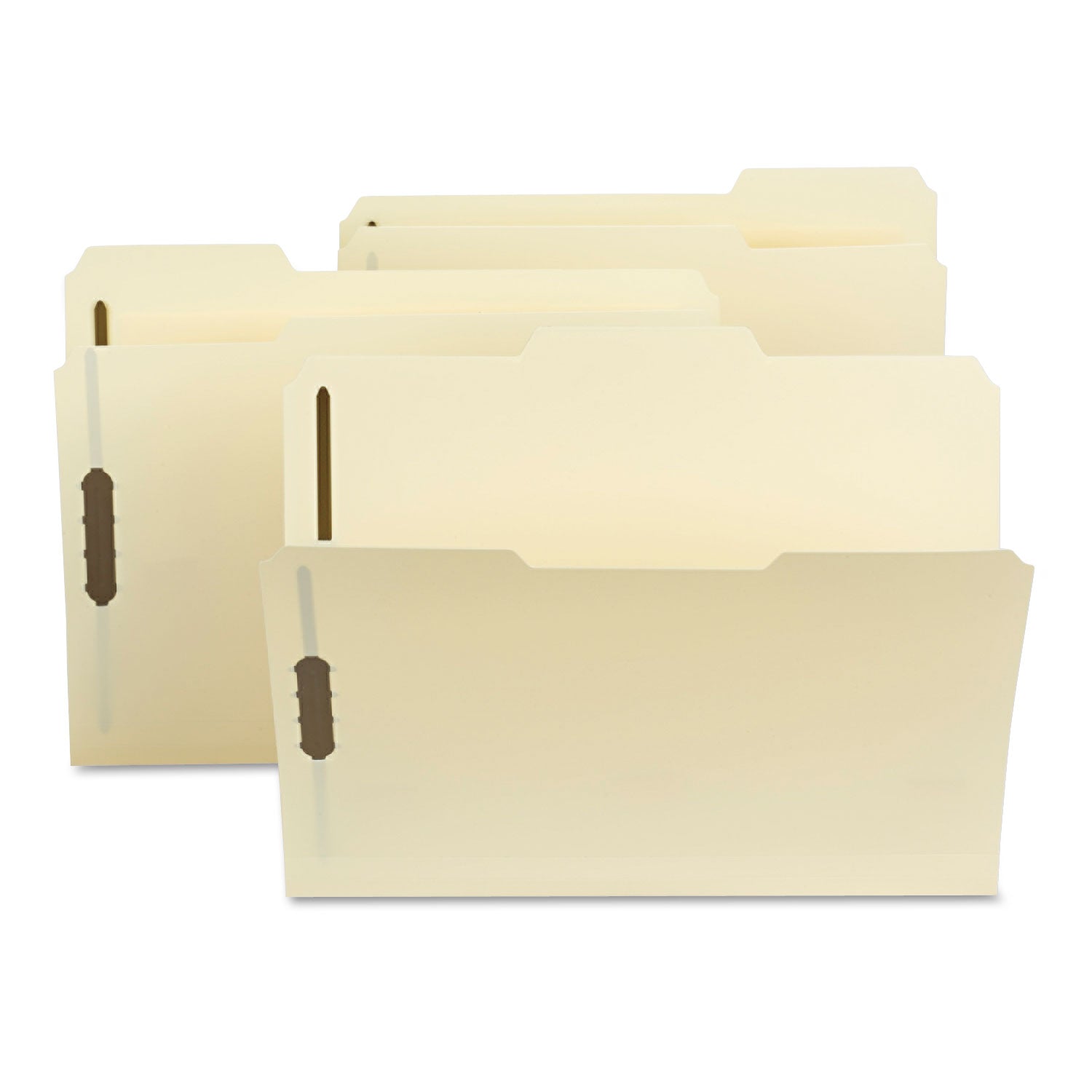8 1/2" x 11" - 3/4" Expansion - 2 x 2K Fastener(s) - 2" Fastener Capacity - Assorted Tab Position - Polypropylene - Manila - 0% Recycled - 24/Box - 5 / Carton