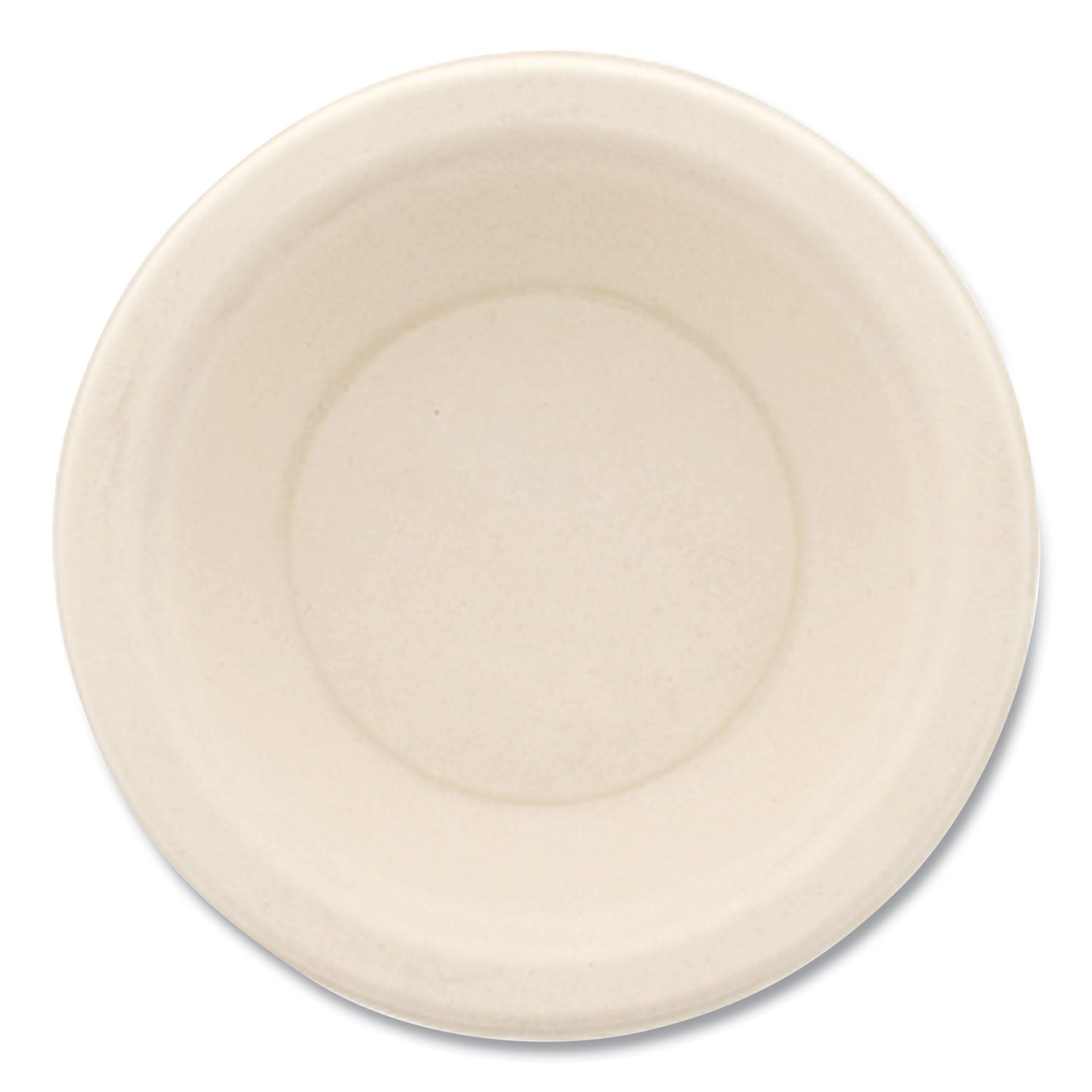 Bagasse PFAS-Free Dinnerware, Round Bowl, Sugarcane, 12 oz, Tan, 1,000/Carton