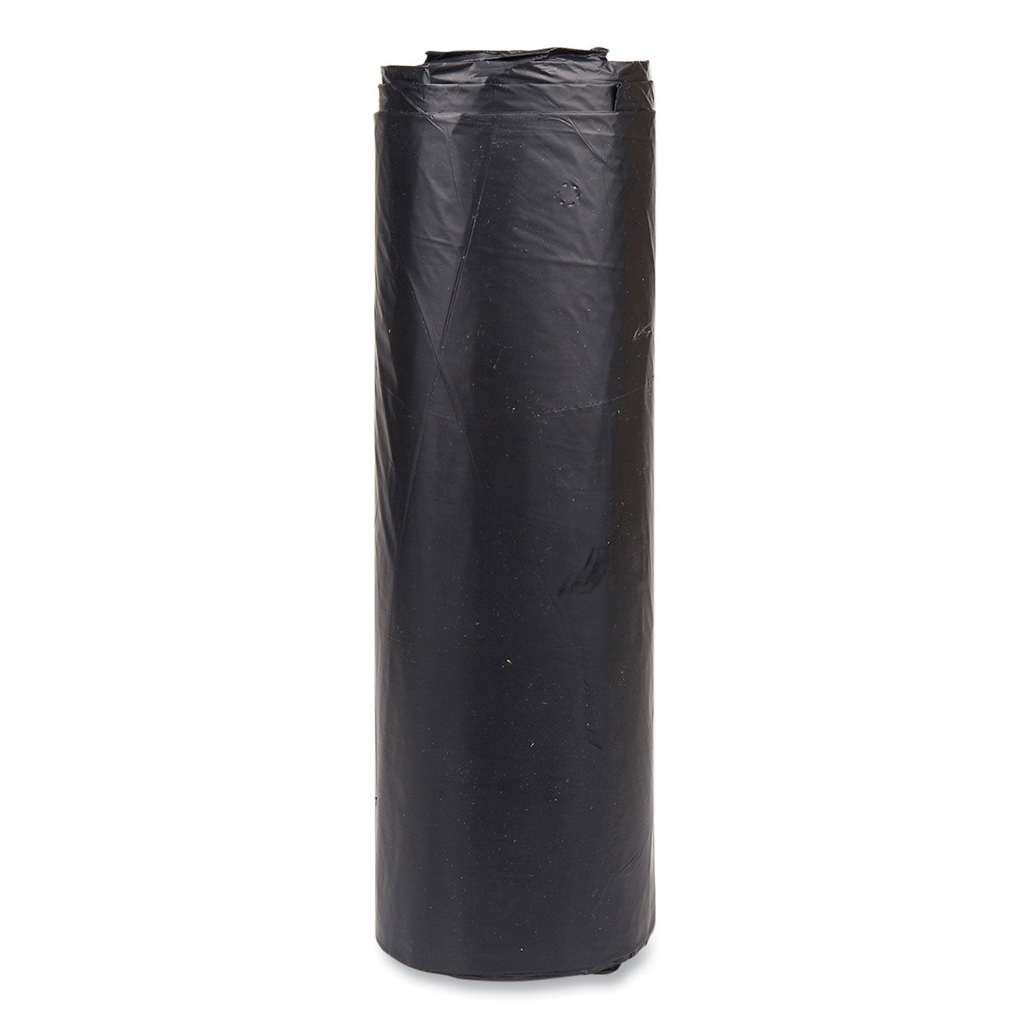 45 gal Capacity - 48" Width x 22 mil (559 Micron) Thickness - High Density - Black - High-density Polyethylene (HDPE) - Kitchen, Breakroom - 150 / Case