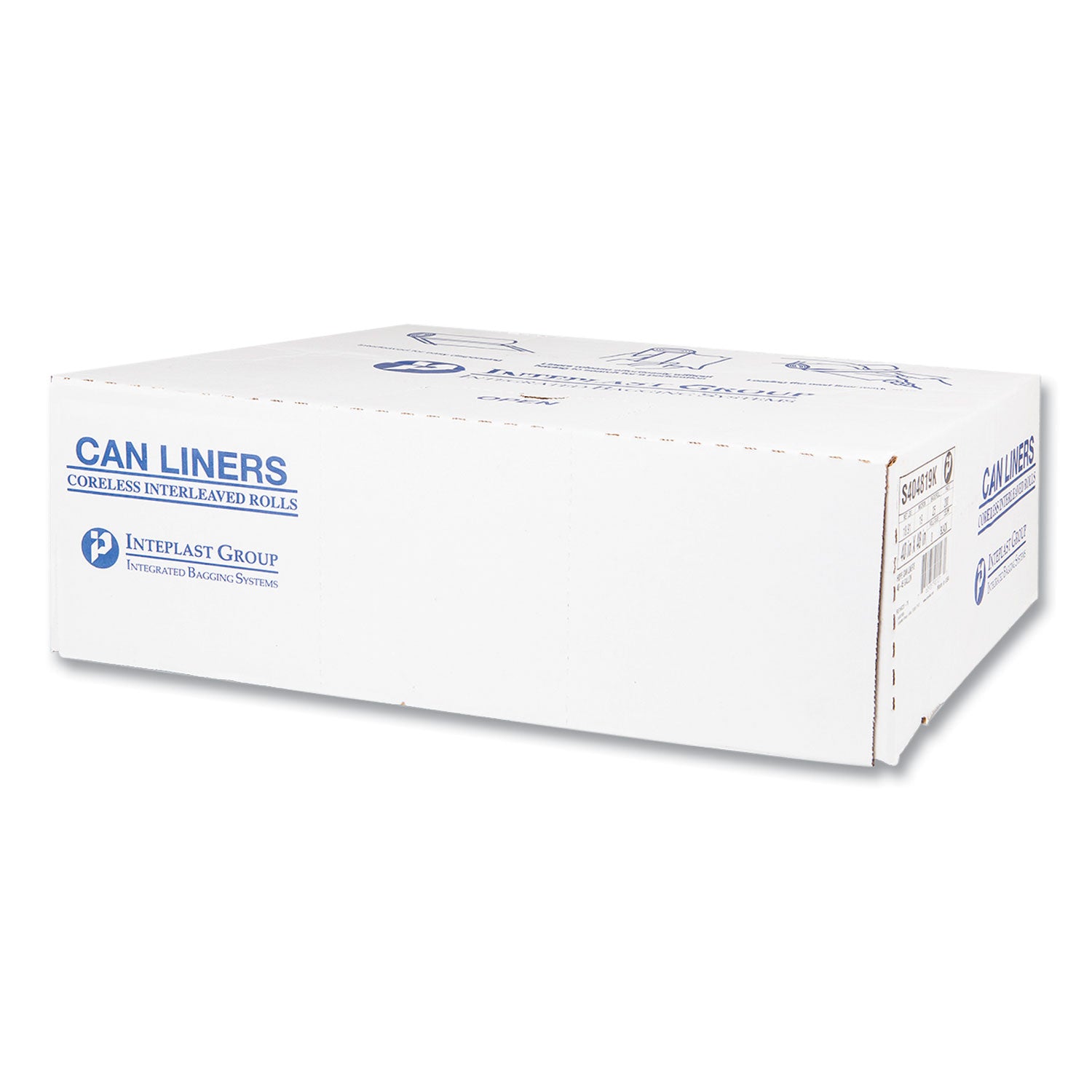 45 gal Capacity - 48" Width x 22 mil (559 Micron) Thickness - High Density - Black - High-density Polyethylene (HDPE) - Kitchen, Breakroom - 150 / Case