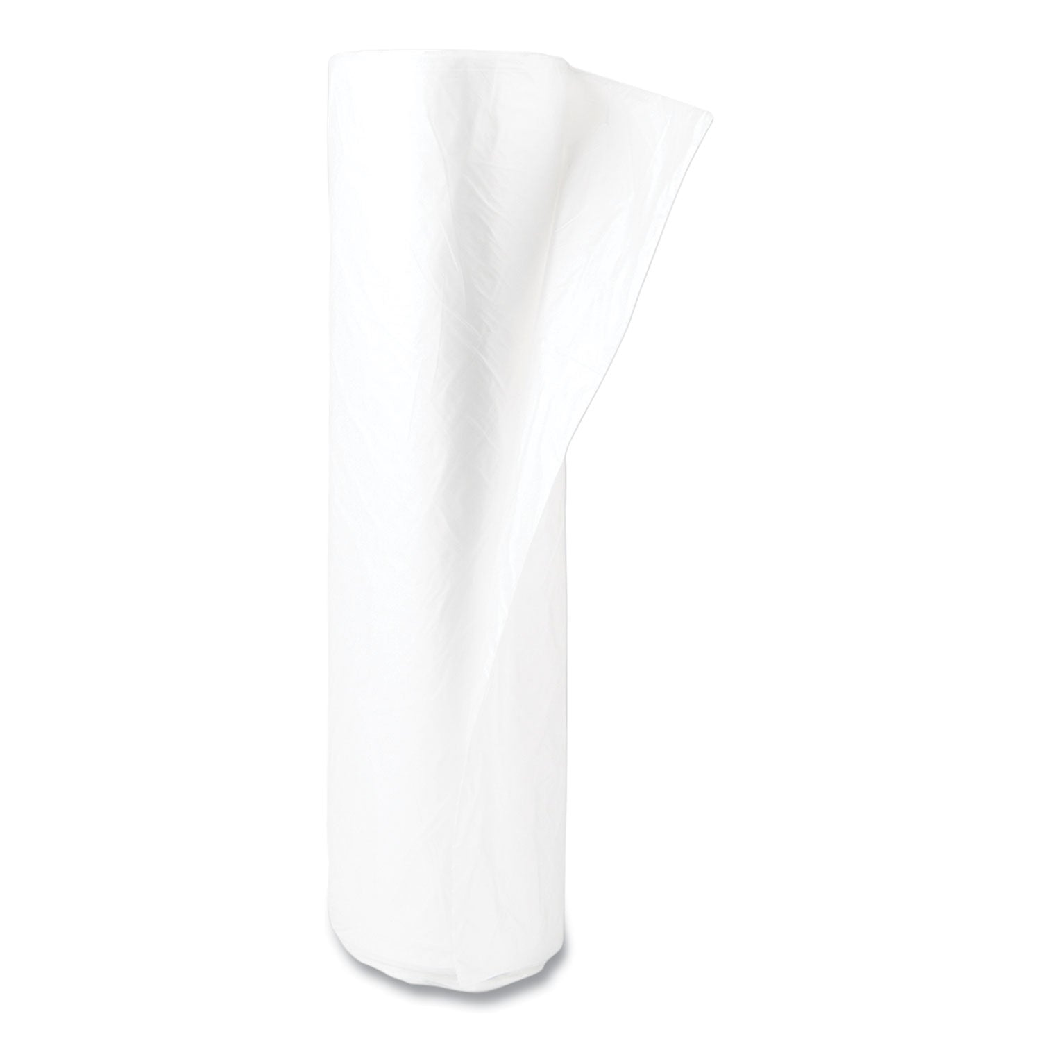 High-Density Commercial Can Liner Value Pack, 45 gal, 14 mic, 40" x 46", Natural, Interleaved Roll, 25 Bags/Roll, 10 Rolls/CT