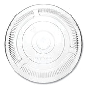 96 Series Cold Cup Lids, Fits Vegware 96-Series Cold Cups, Plastic, Clear, 1,000/Carton