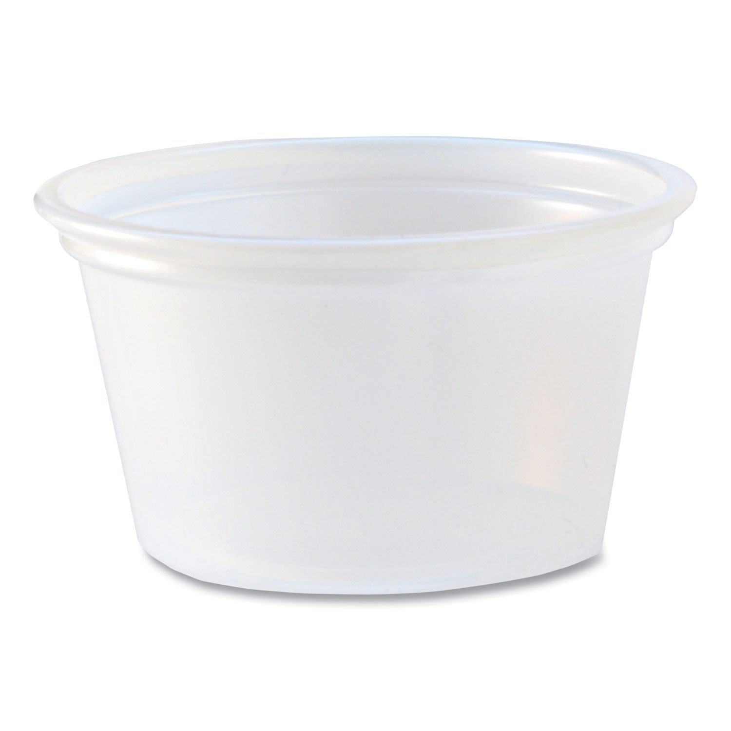 Portion Cups, 0.75 oz, Plastic, Translucent, 125/Sleeve, 20 Sleeve/Carton