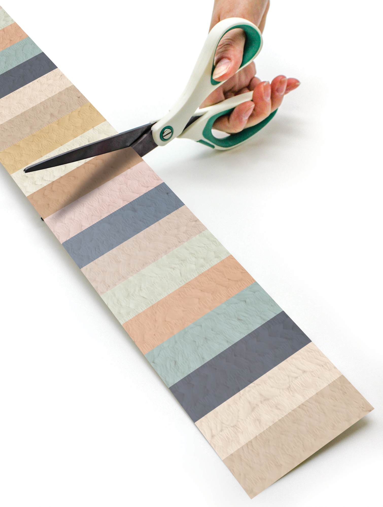 Everyone is Welcome Stripes Straight Rolled Border Trim