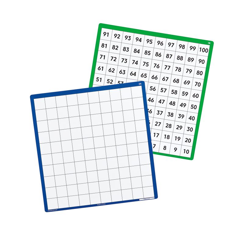 Connecting Color Tiles 100s Board