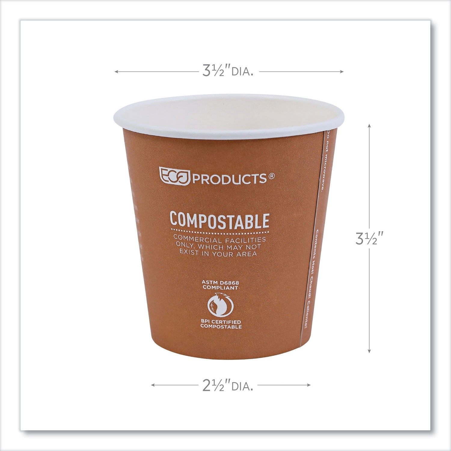 10 fl oz - Multi - Paper, Resin - Hot Drink - 50/Pack - 20 / Carton