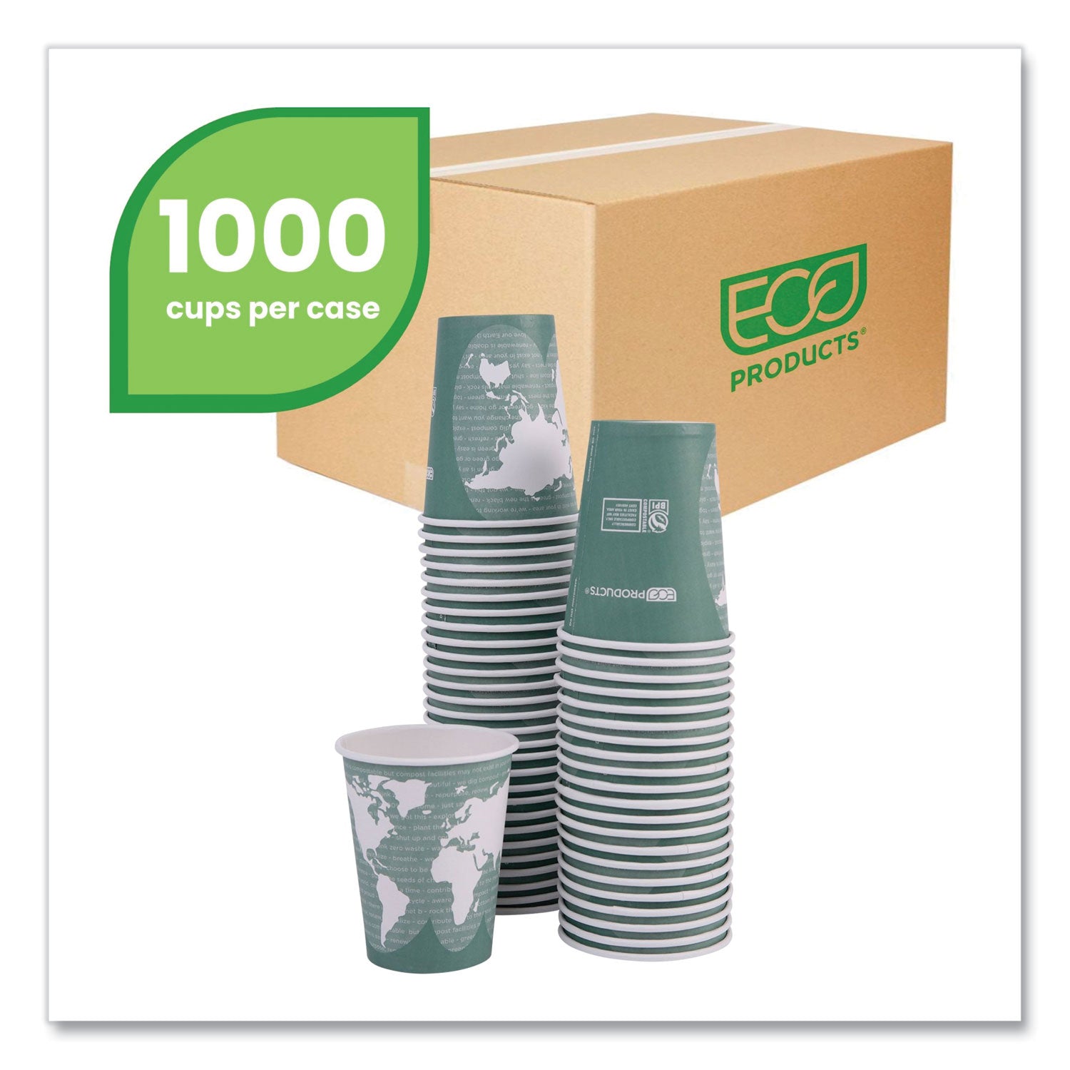 12 fl oz - Multi - Paper, Resin - Hot Drink - 50/Pack - 20 / Carton